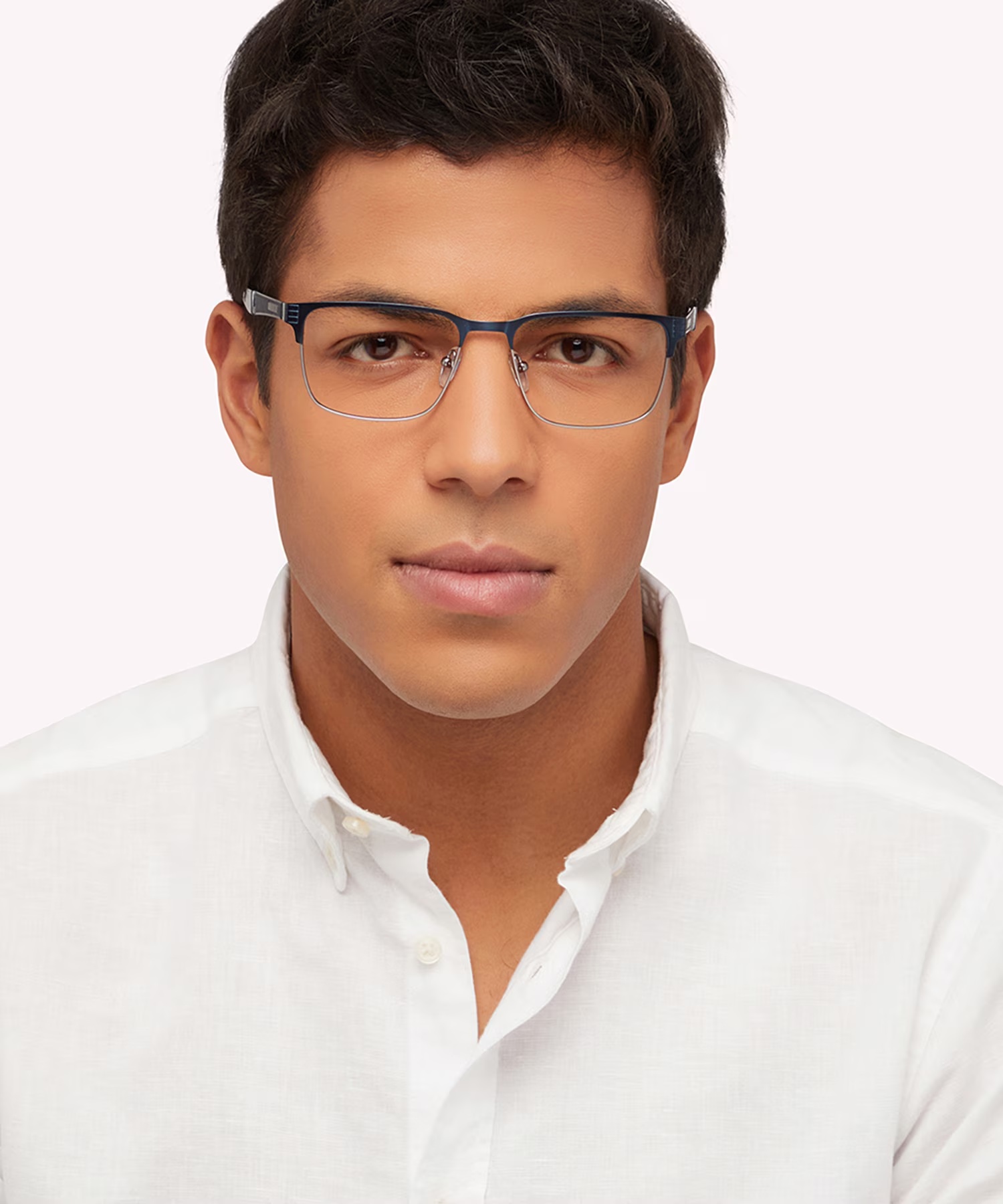 Stanley BN Rectangle Blue Glasses for Men 2 Stanley BN Rectangle Blue Glasses for Men