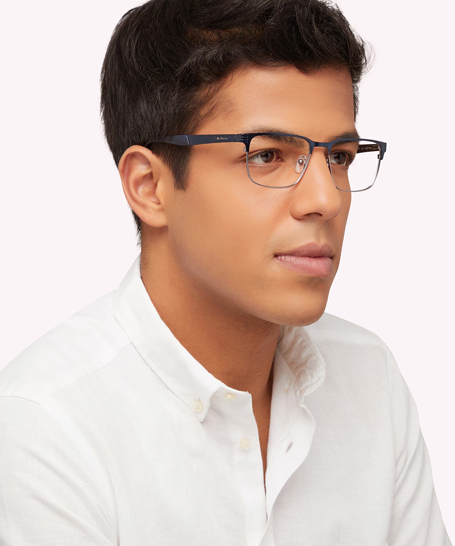 Stanley BN Rectangle Blue Glasses for Men 3 Stanley BN Rectangle Blue Glasses for Men