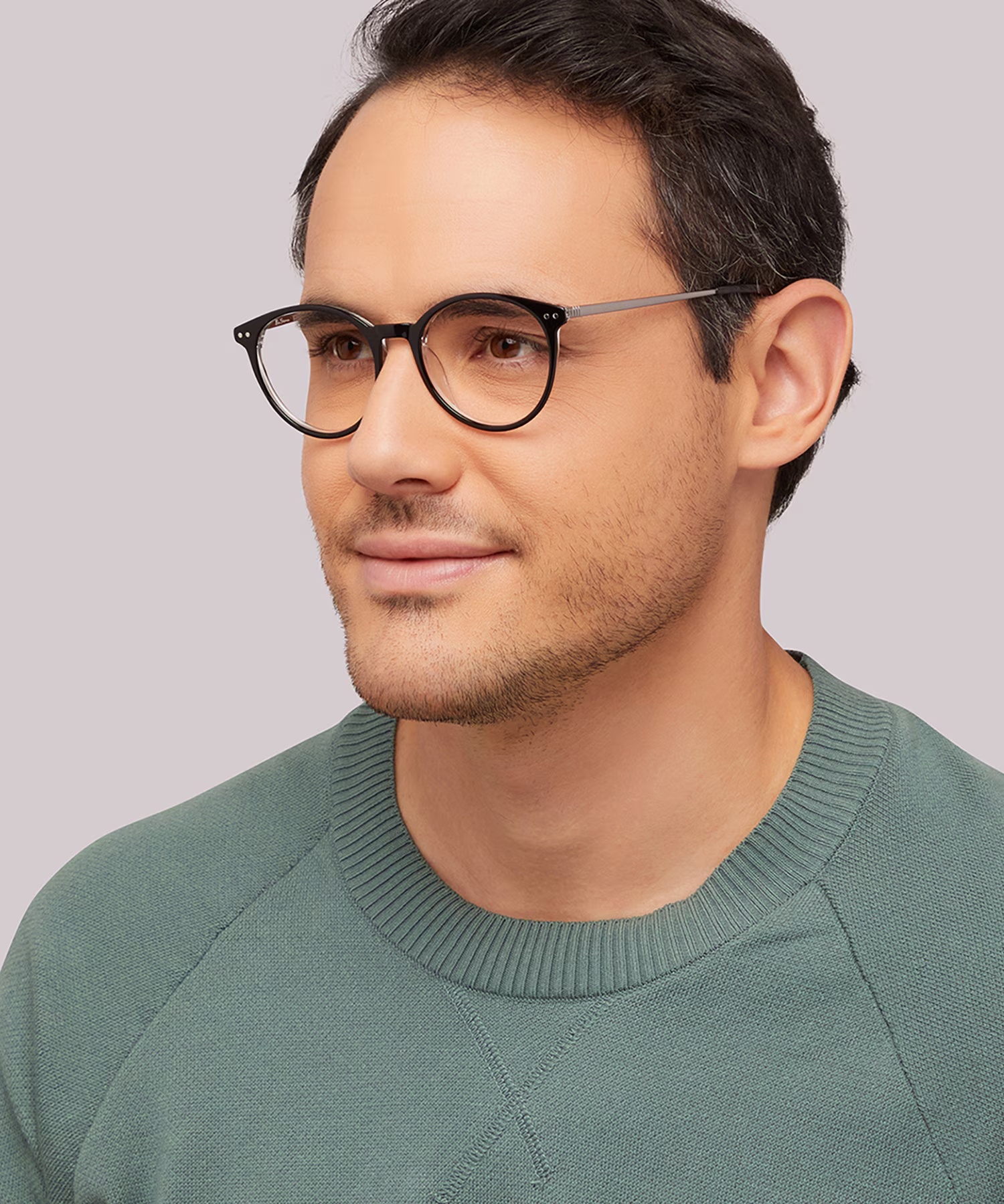 Fitzroy BN Round Black Glasses for Men 3 Fitzroy BN Round Black Glasses for Men