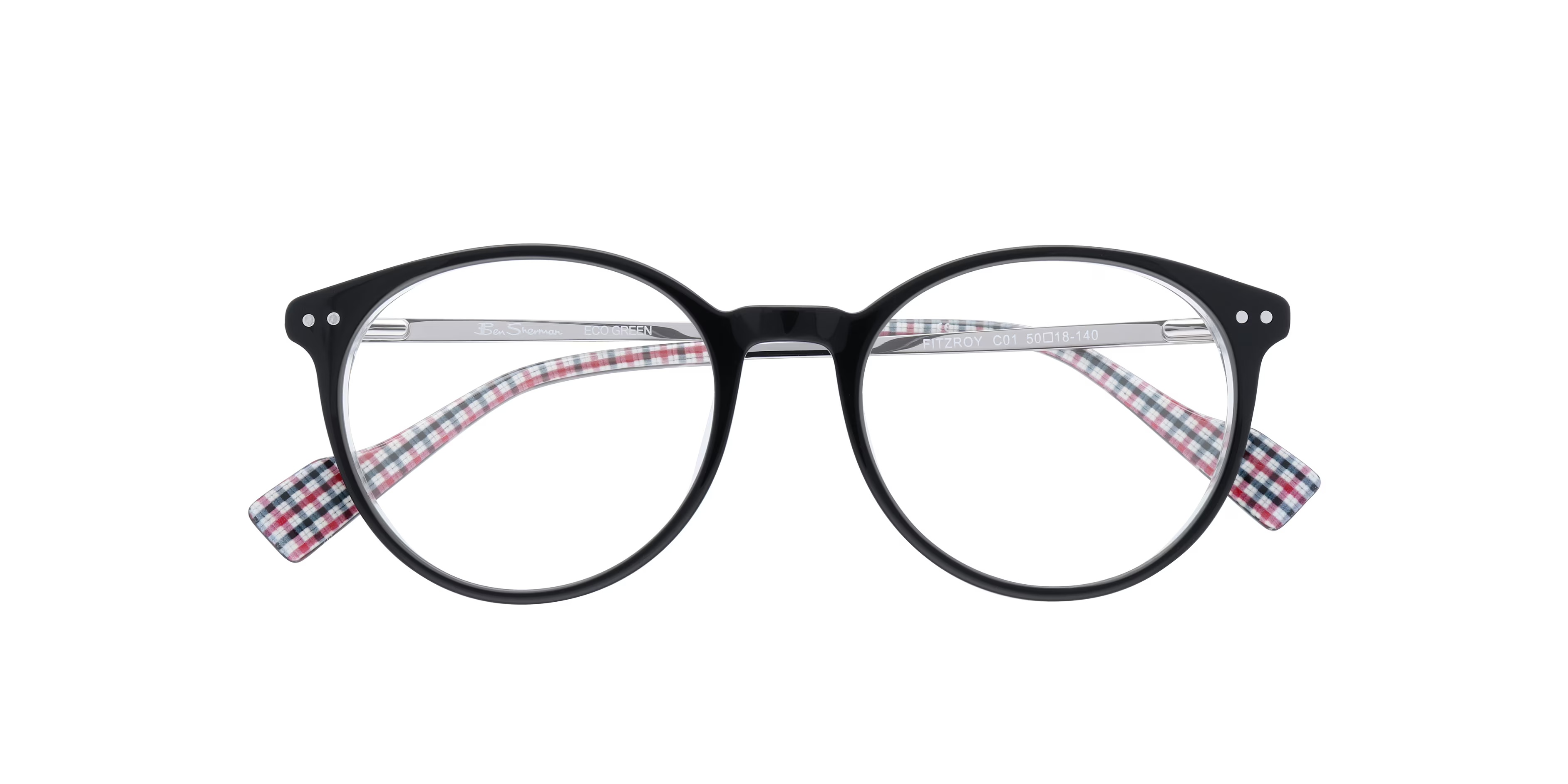 Fitzroy BN Round Black Glasses for Men 6 Fitzroy BN Round Black Glasses for Men