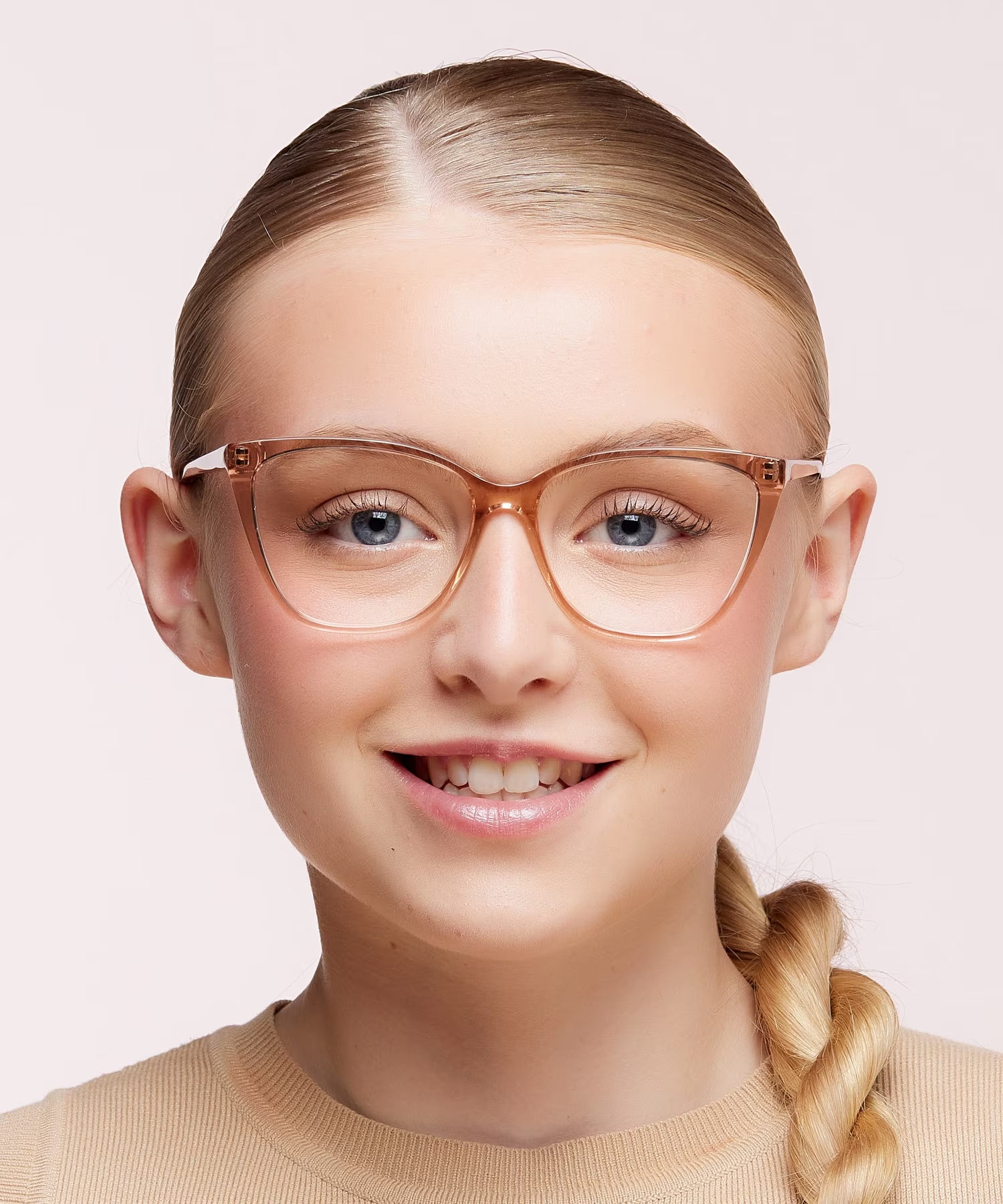 Venere Cat Eye Nude Glasses for Women 2 Venere Cat Eye Nude Glasses for Women