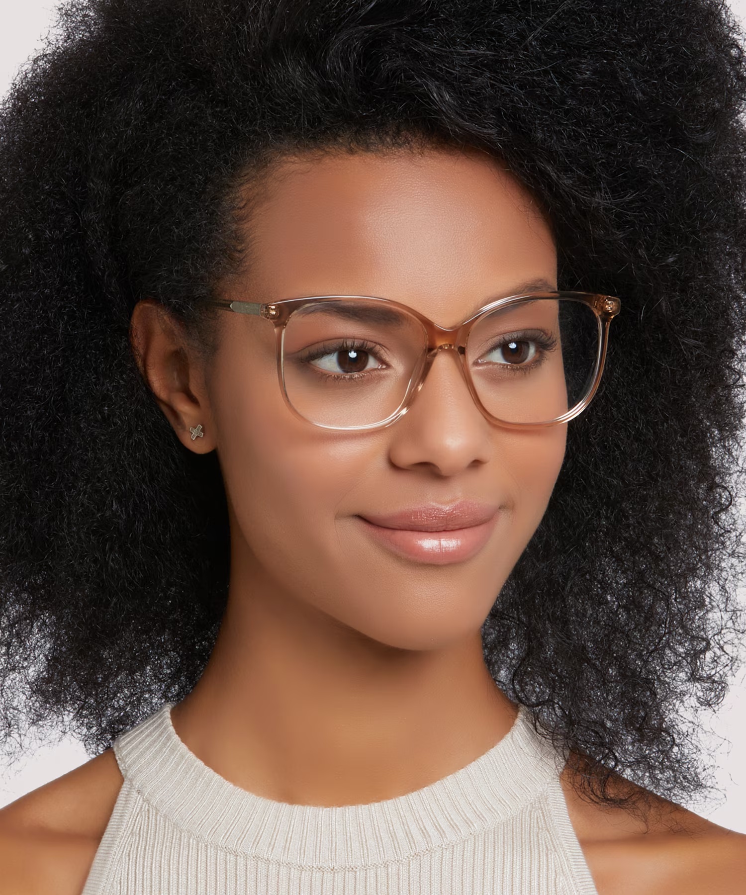 Chelsea Square Beige Glasses for Women 3 Chelsea Square Beige Glasses for Women