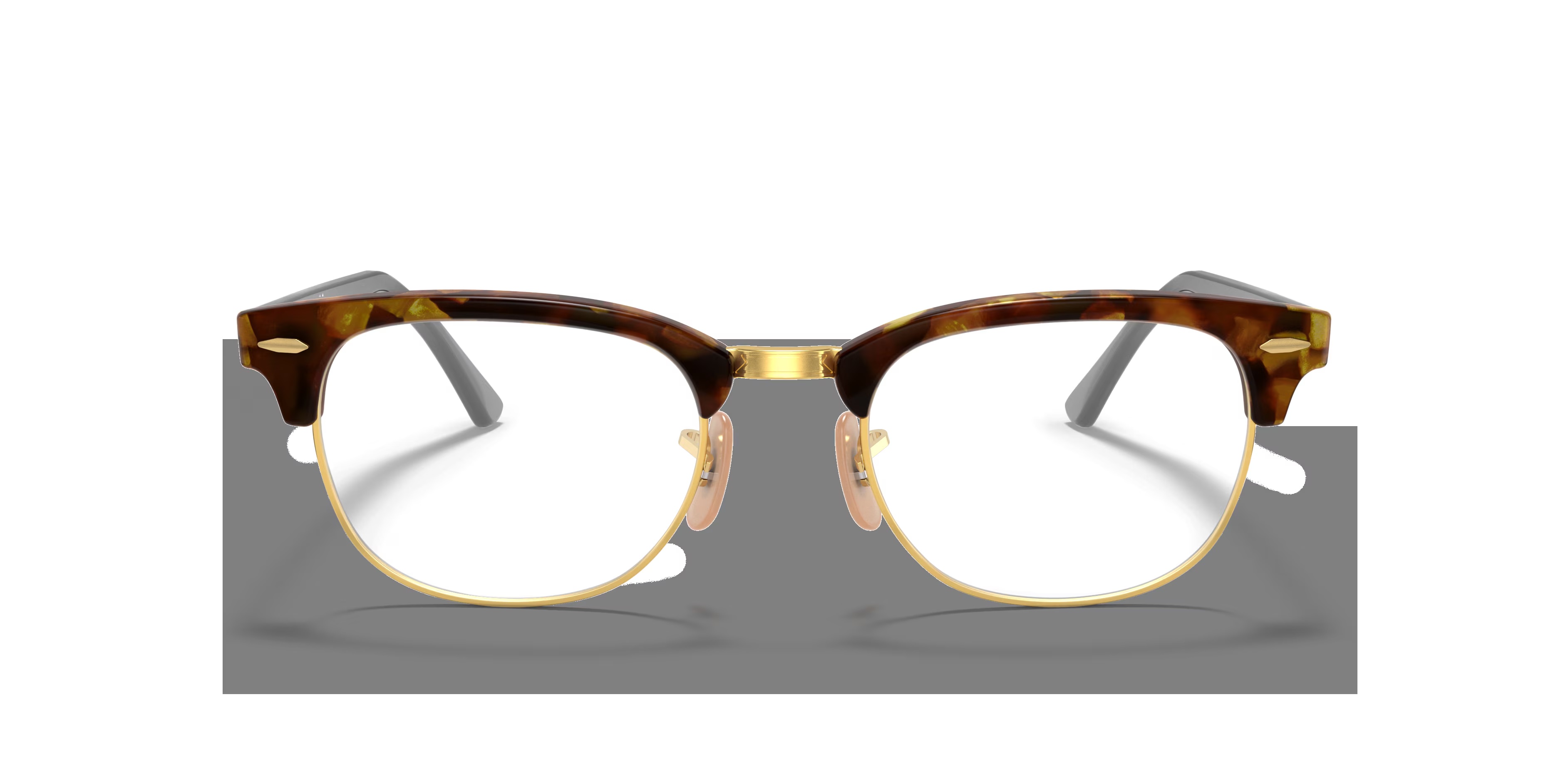 RB5154 - Square Brown Havana Frame Eyeglasses