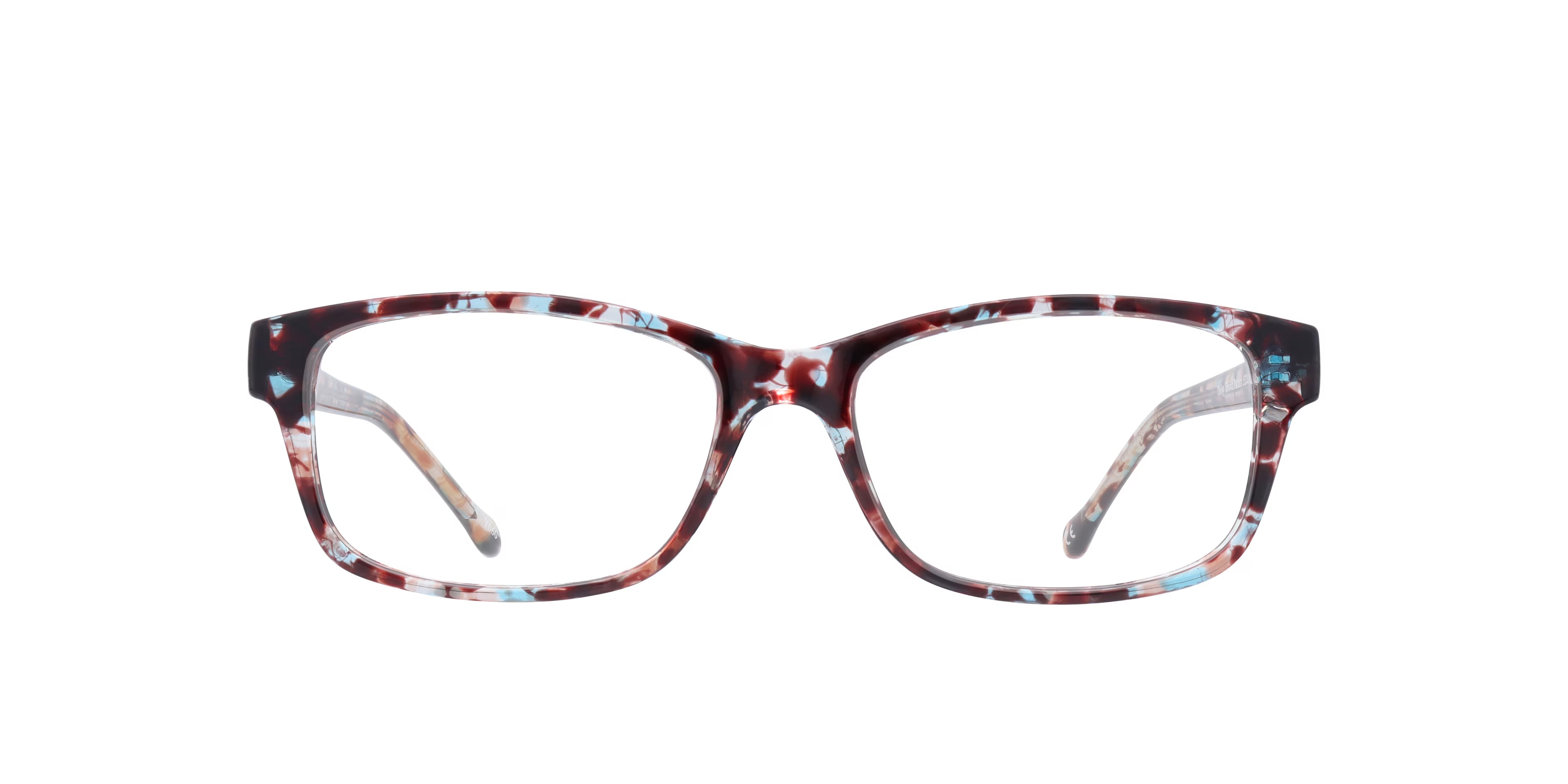 Daisy Rectangle Brown Pattern Glasses for Women 1 Daisy Rectangle Brown Pattern Glasses for Women