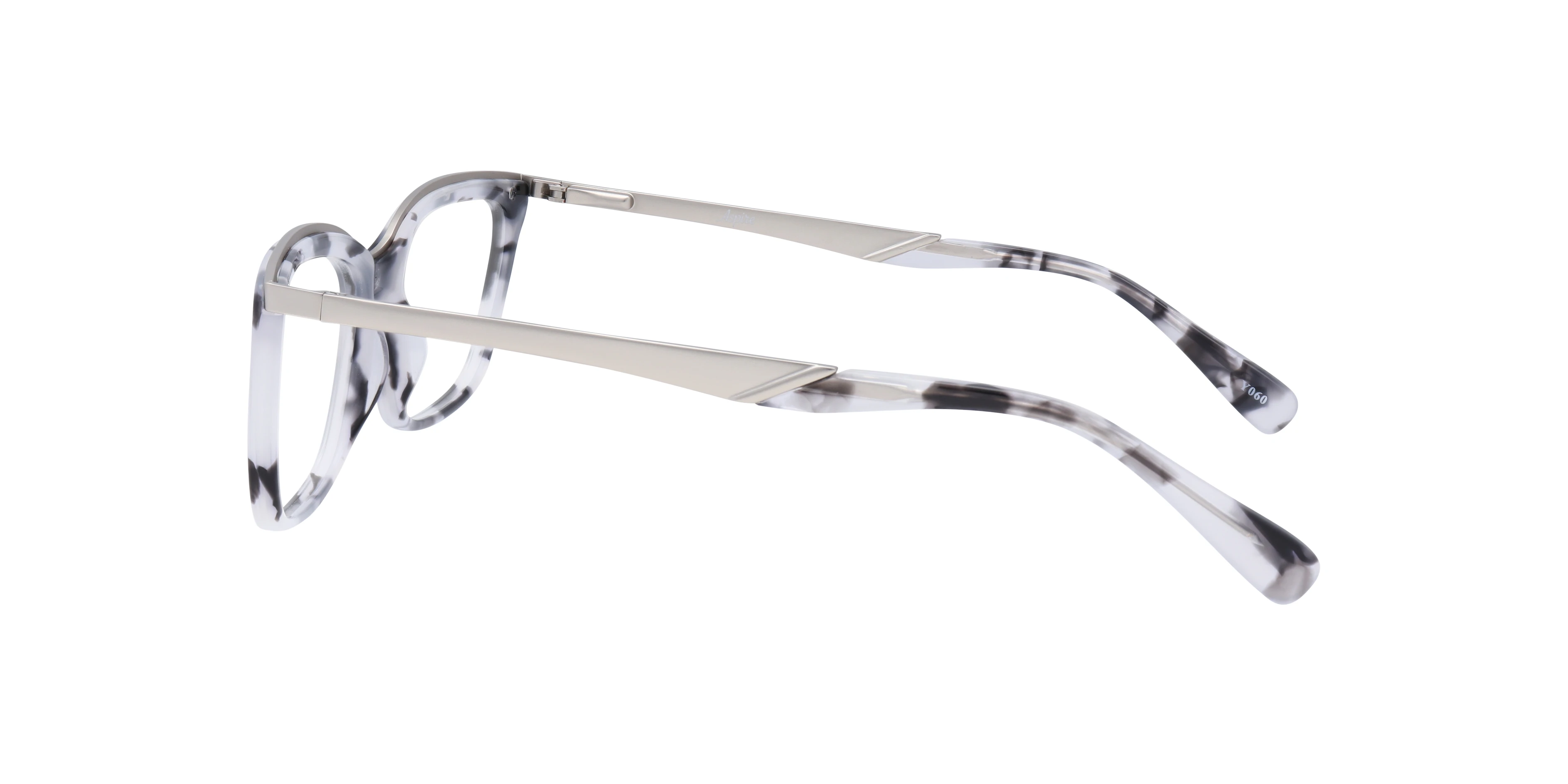 Delores Rectangle Light Grey Havana Glasses for Women 5 Delores Rectangle Light Grey Havana Glasses for Women
