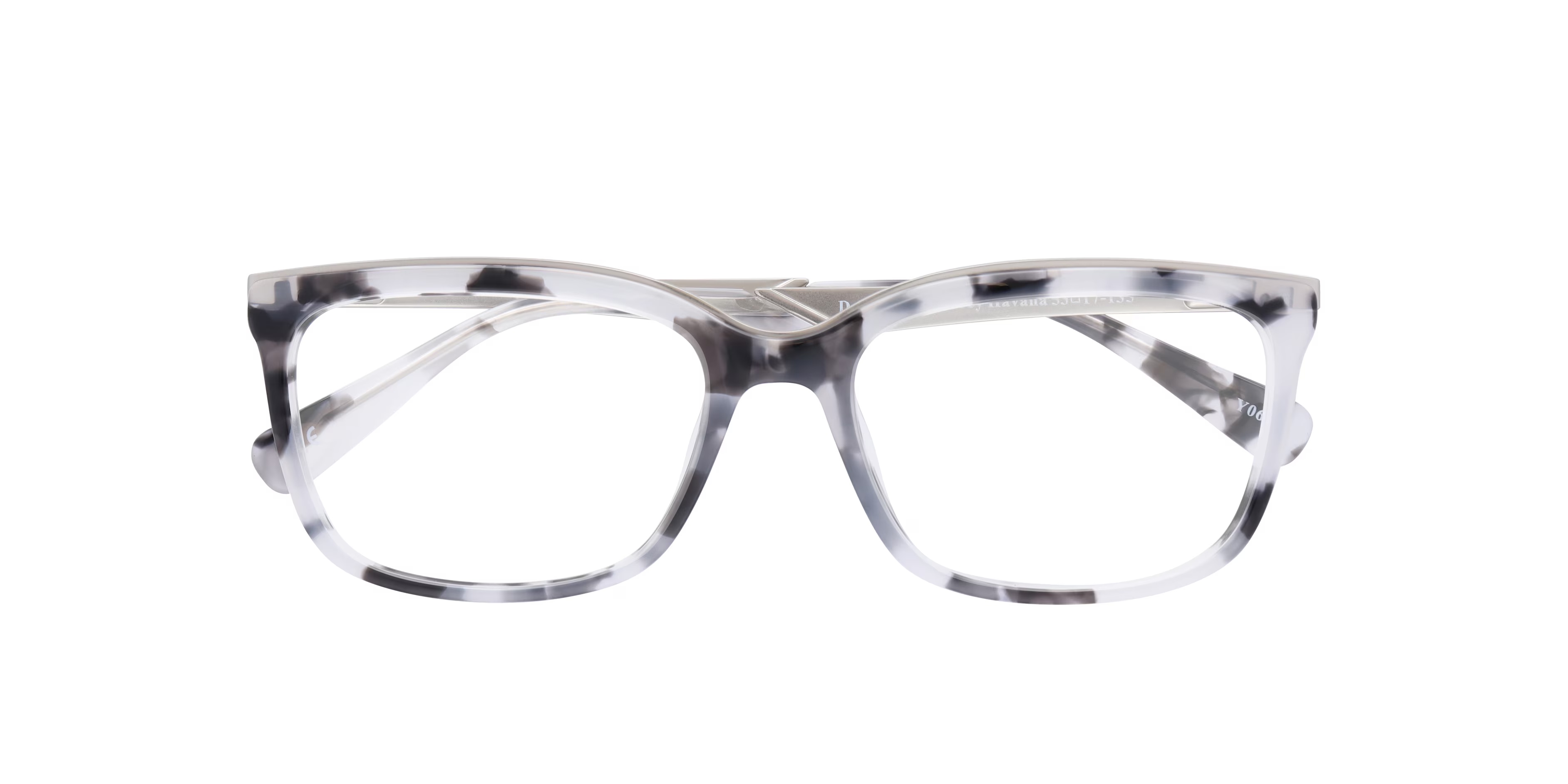 Delores Rectangle Light Grey Havana Glasses for Women 6 Delores Rectangle Light Grey Havana Glasses for Women