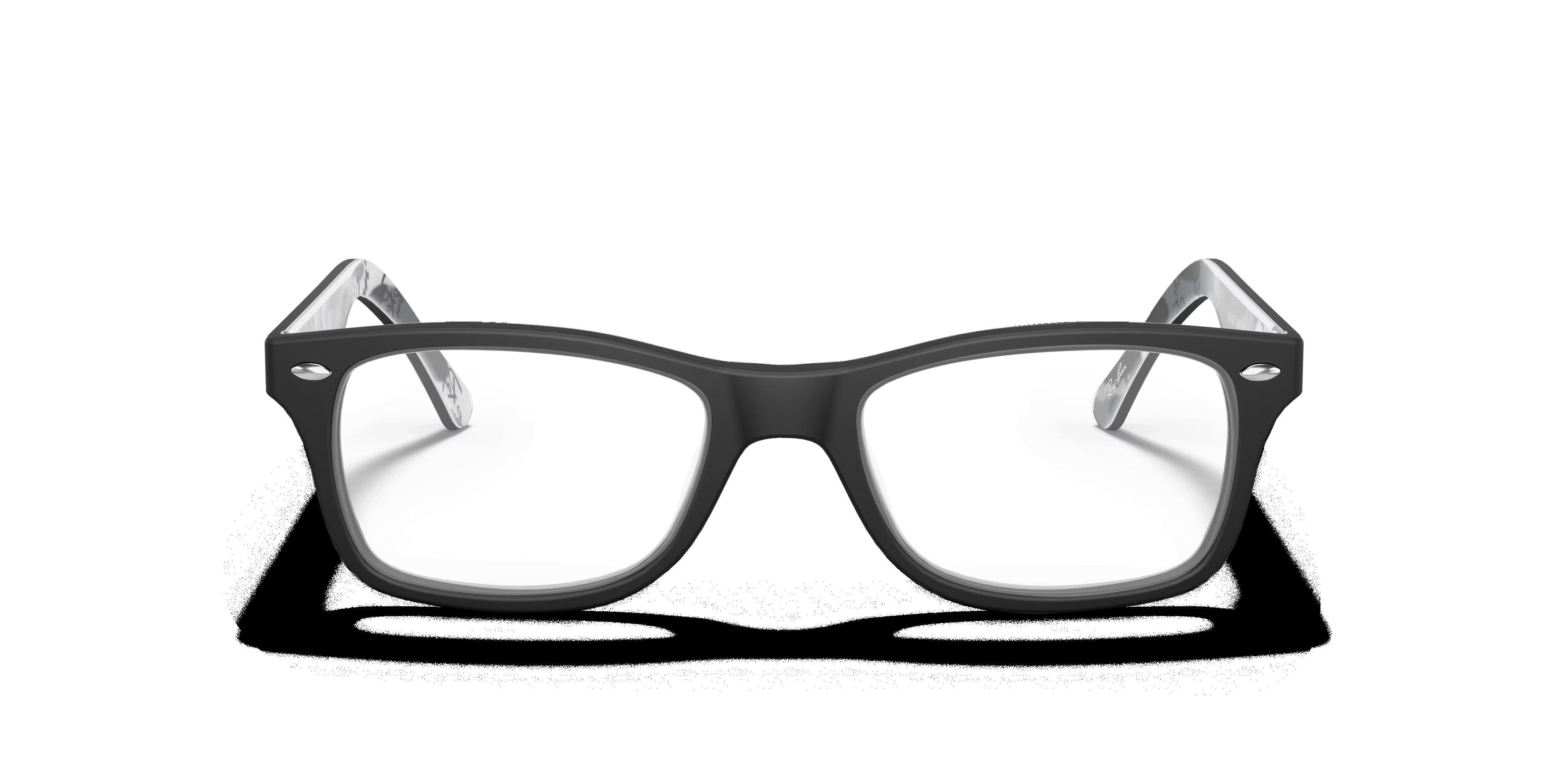 RB5228 - Square Black Frame Eyeglasses
