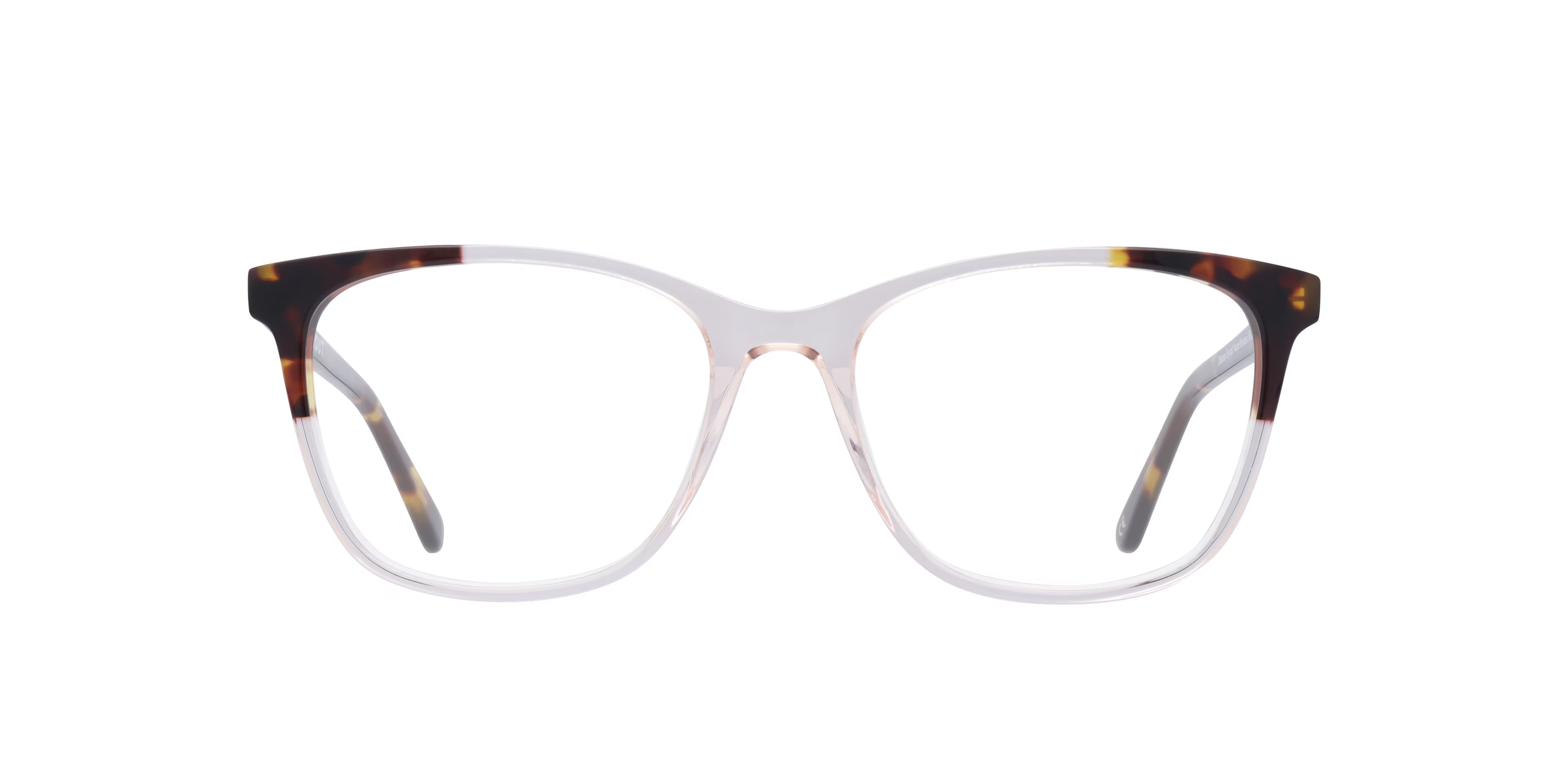 Dakota Rectangle Crystal Nude & Havana Glasses for Women 1 Dakota Rectangle Crystal Nude & Havana Glasses for Women