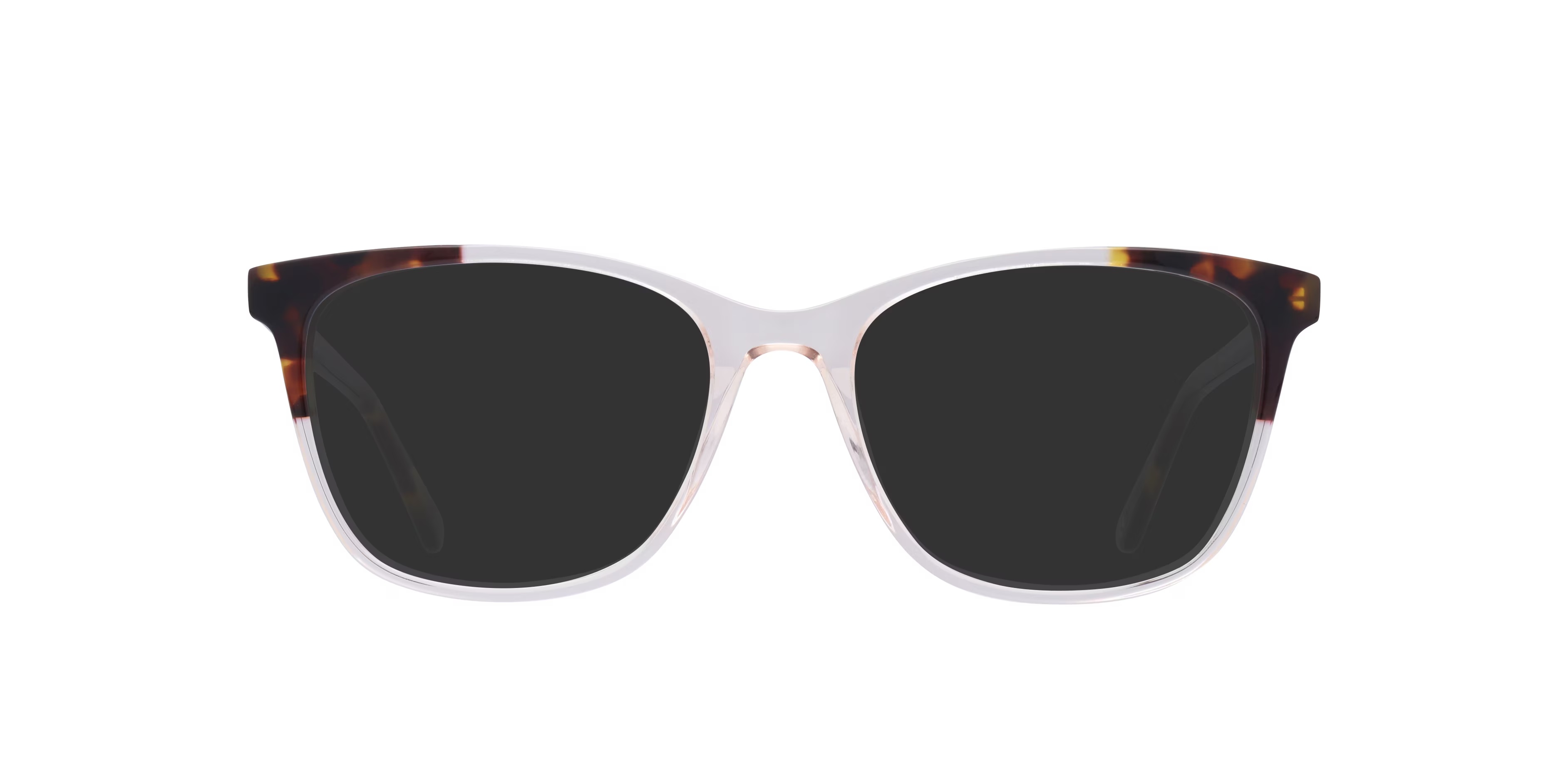 Dakota Rectangle Crystal Nude & Havana Glasses for Women 7 Dakota Rectangle Crystal Nude & Havana Glasses for Women