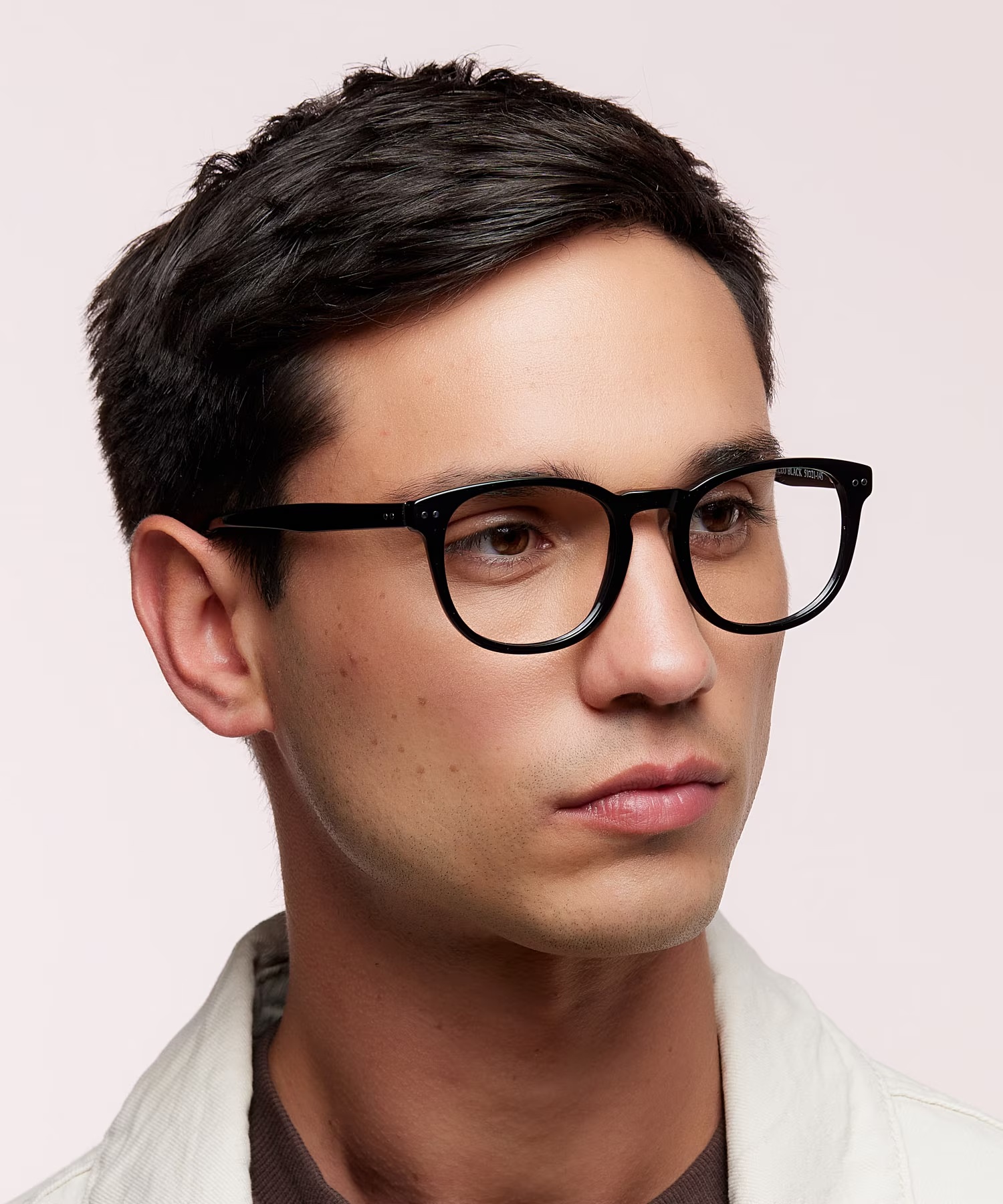Orbetello Round Black Glasses for Men 3 Orbetello Round Black Glasses for Men