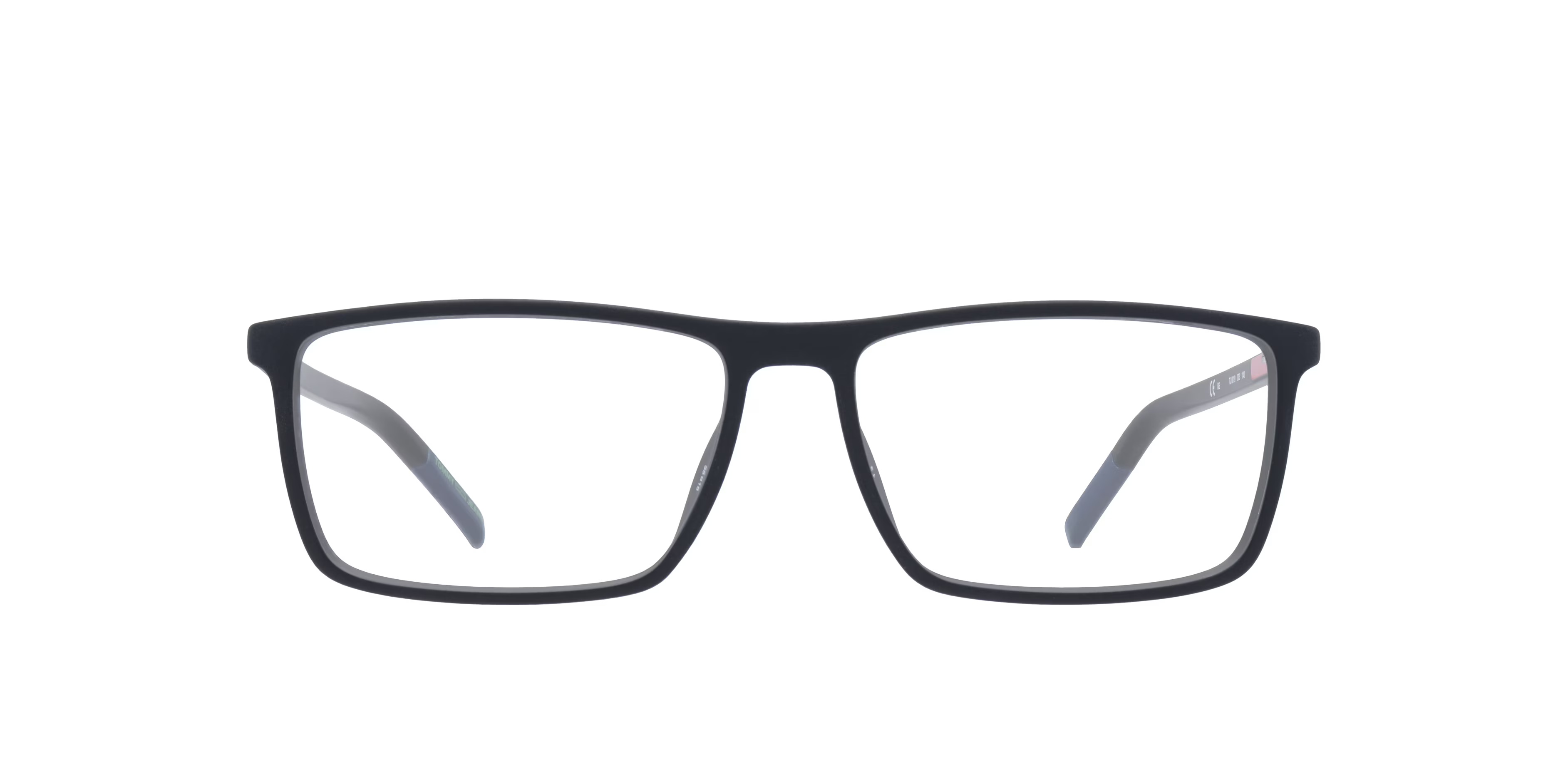 TJ 0019 - Rectangle Black Frame Glasses For Men