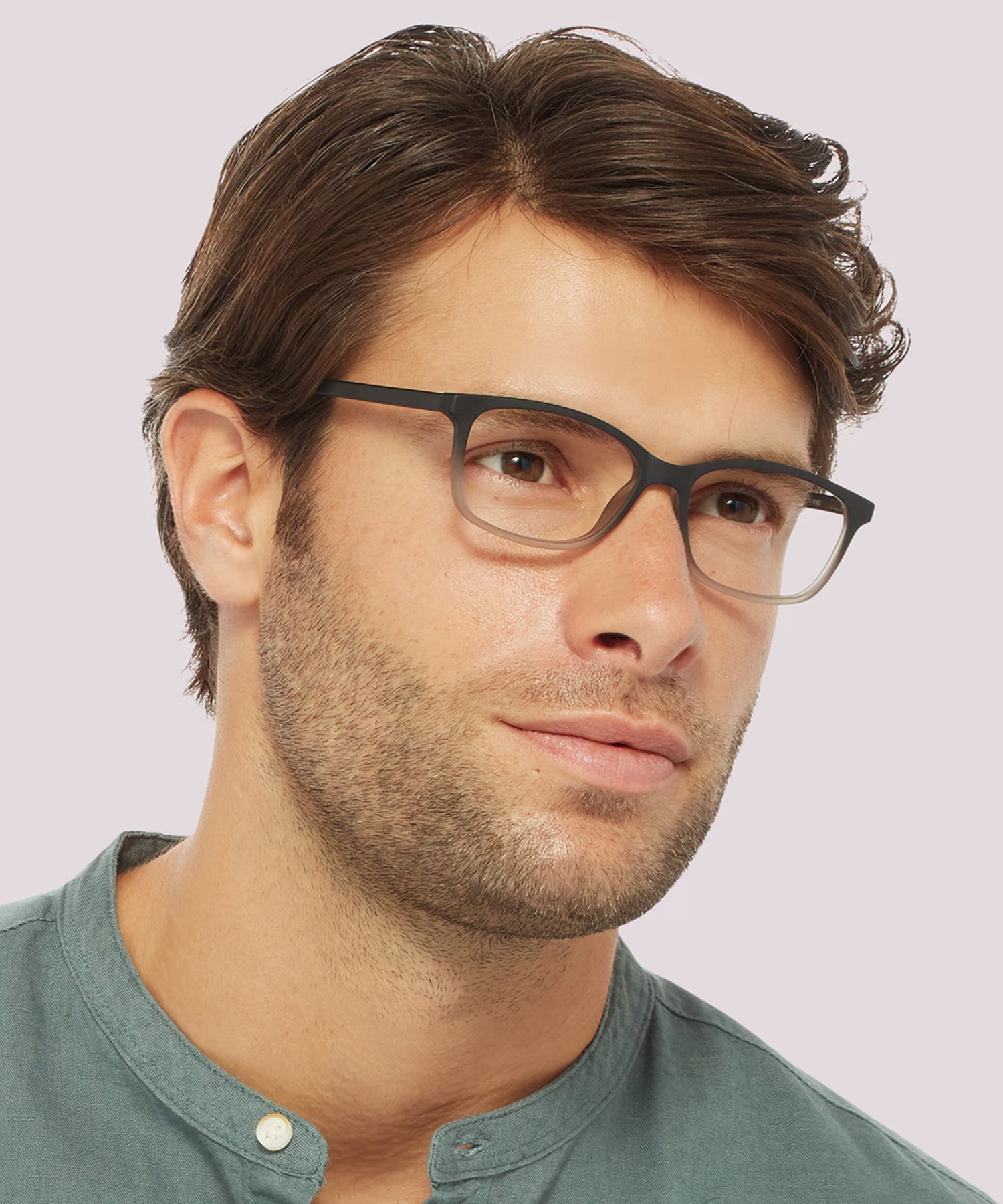 Dakari Rectangle Matte Black Grey Full Rim Eyeglasses 5 Dakari Rectangle Matte Black Grey Full Rim Eyeglasses