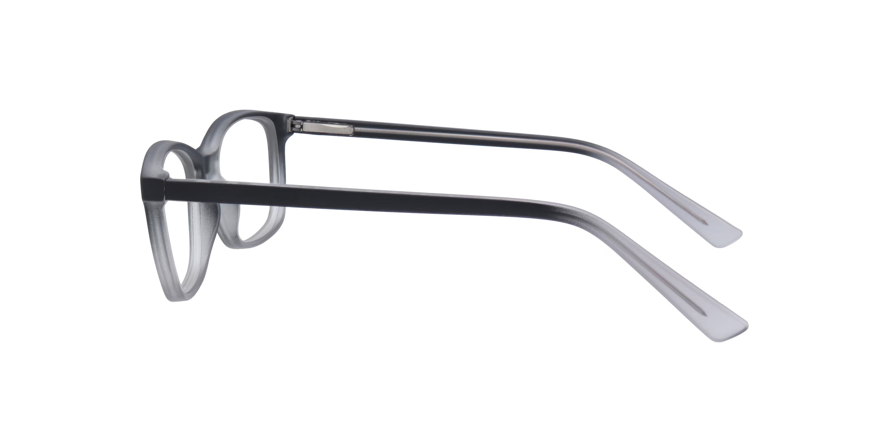 Dakari Rectangle Matte Black Grey Full Rim Eyeglasses 7 Dakari Rectangle Matte Black Grey Full Rim Eyeglasses