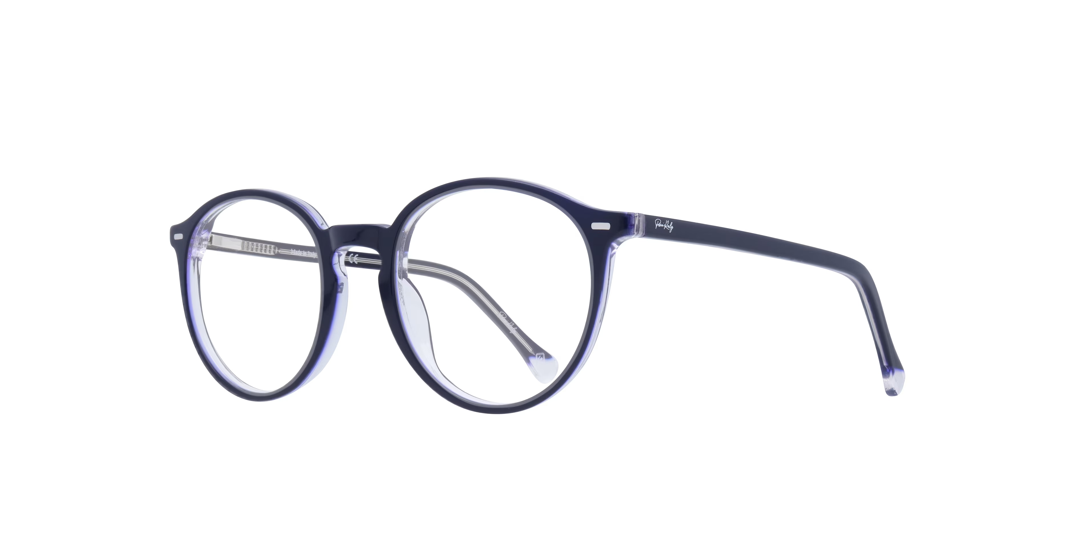 ZEROTHREE Round Blue Full Rim Eyeglasses 3 ZEROTHREE Round Blue Full Rim Eyeglasses