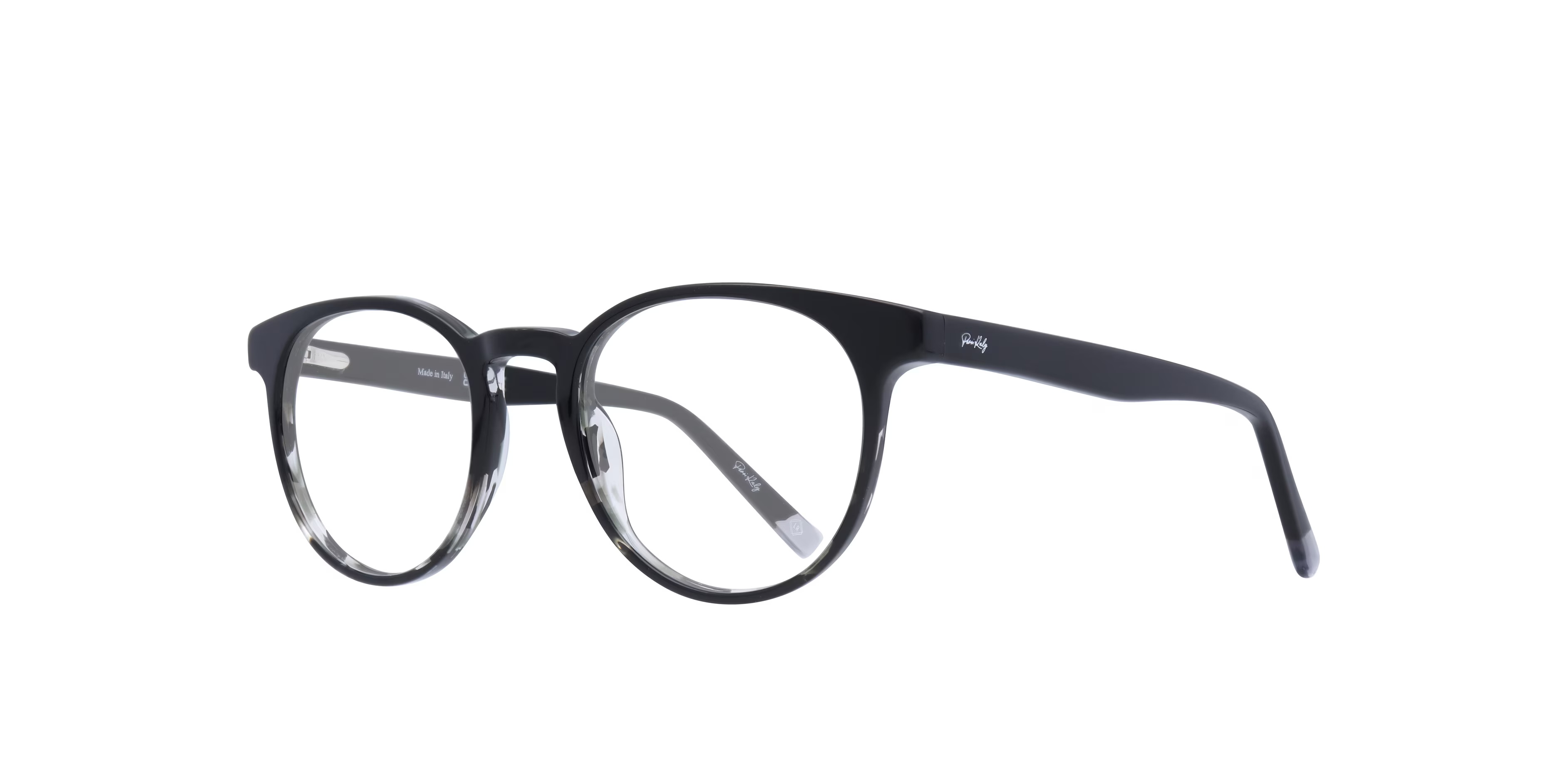 ZEROSEVEN Round Black Full Rim Eyeglasses 6 ZEROSEVEN Round Black Full Rim Eyeglasses