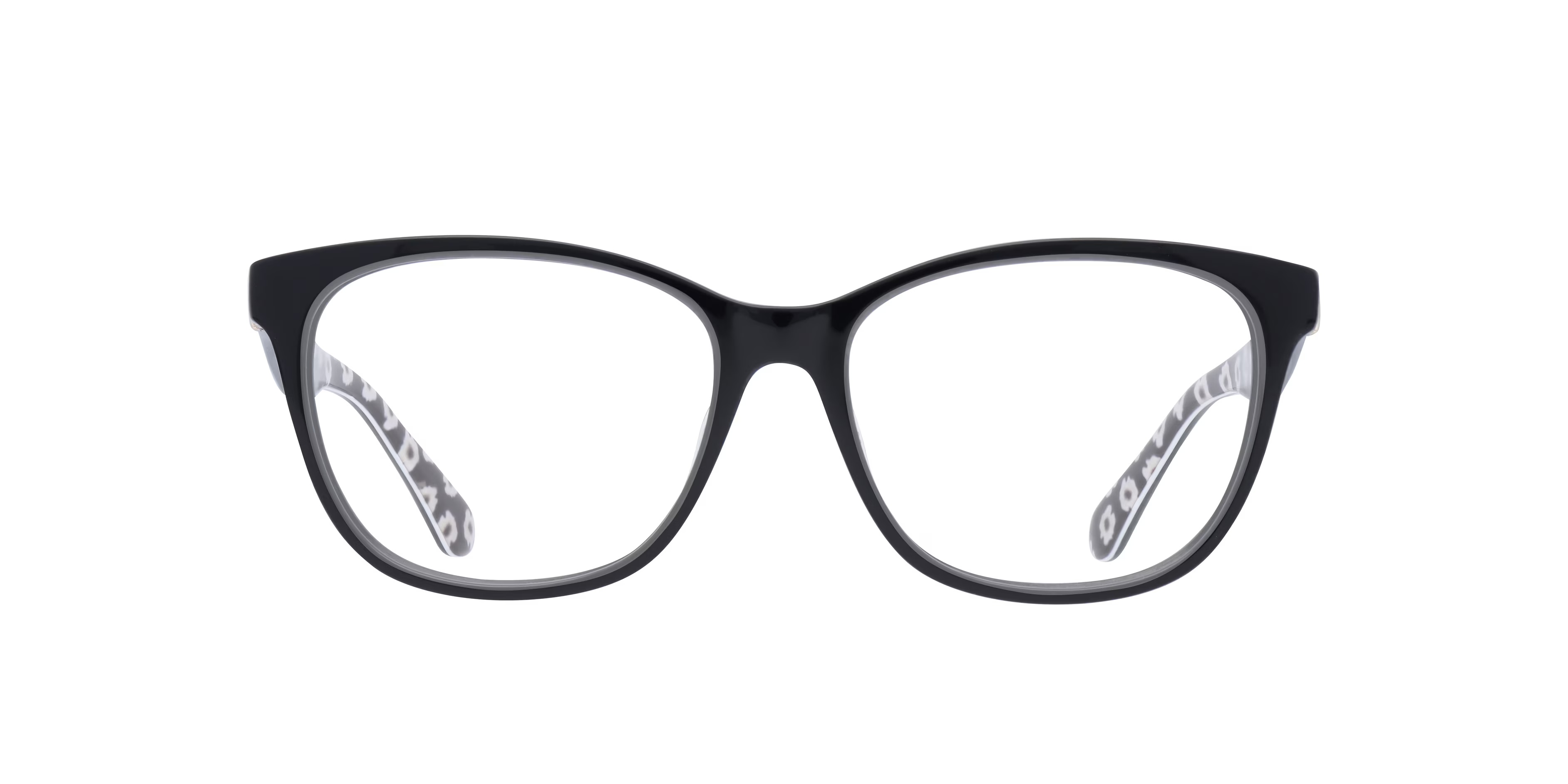 Atalina - Rectangle Black Frame Glasses For Women
