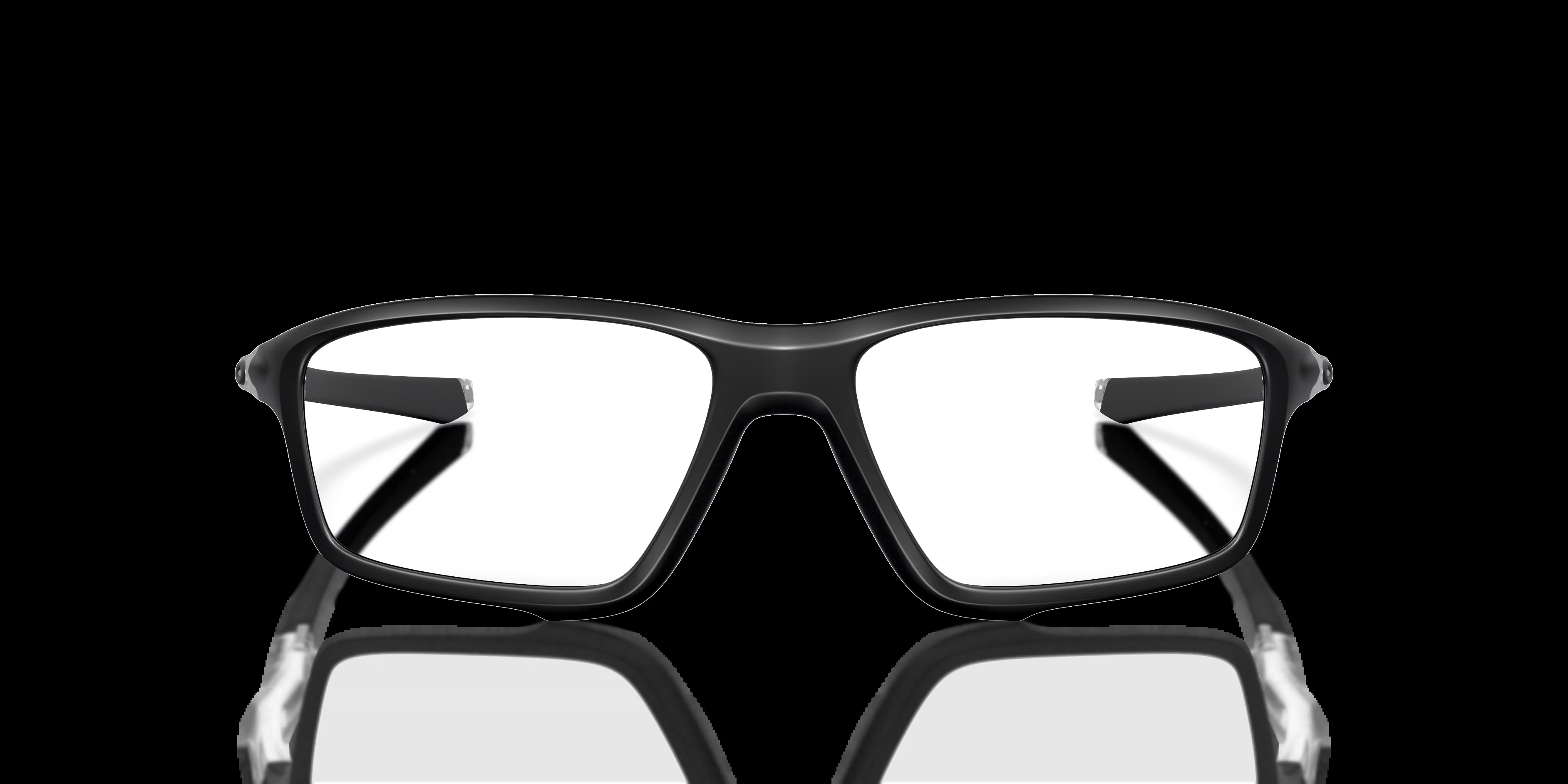 Crosslink® Zero - Square Matte Black Frame Glasses For Men