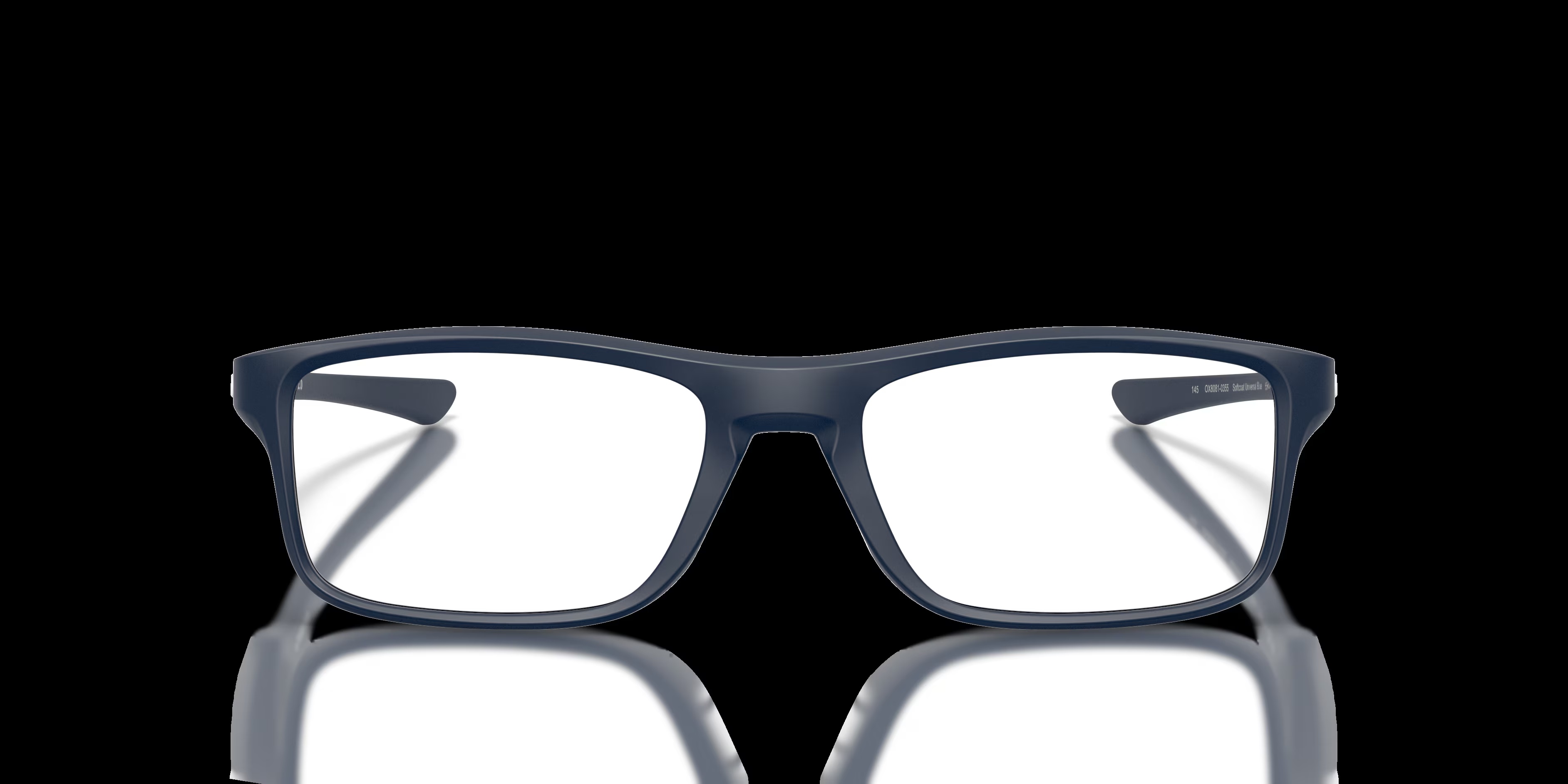Plank 2.0 - Rectangle Softcoat Universal Blue Frame Eyeglasses