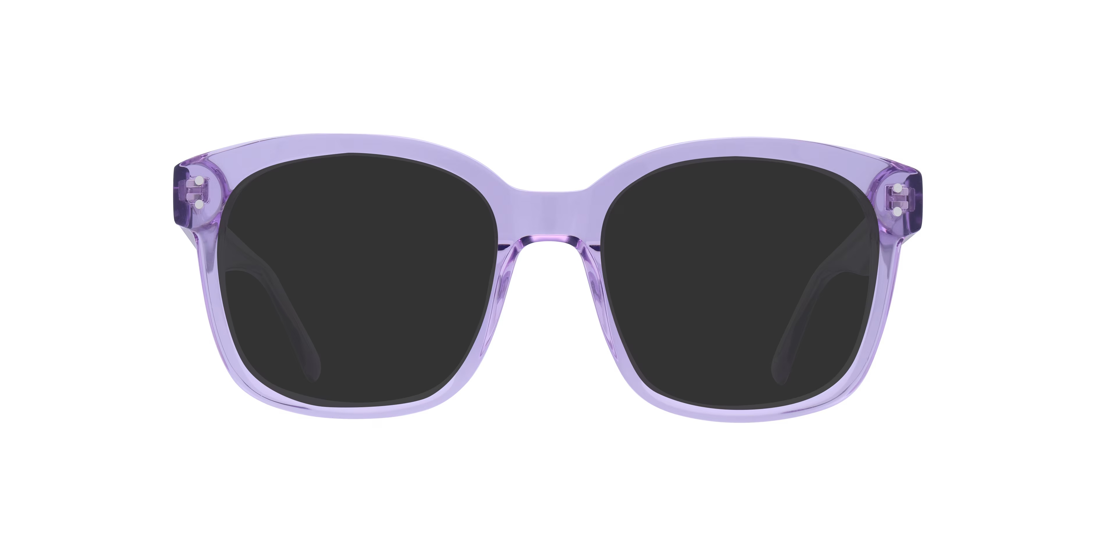 Francis Square Crystal Mauve Glasses for Women 7 Francis Square Crystal Mauve Glasses for Women