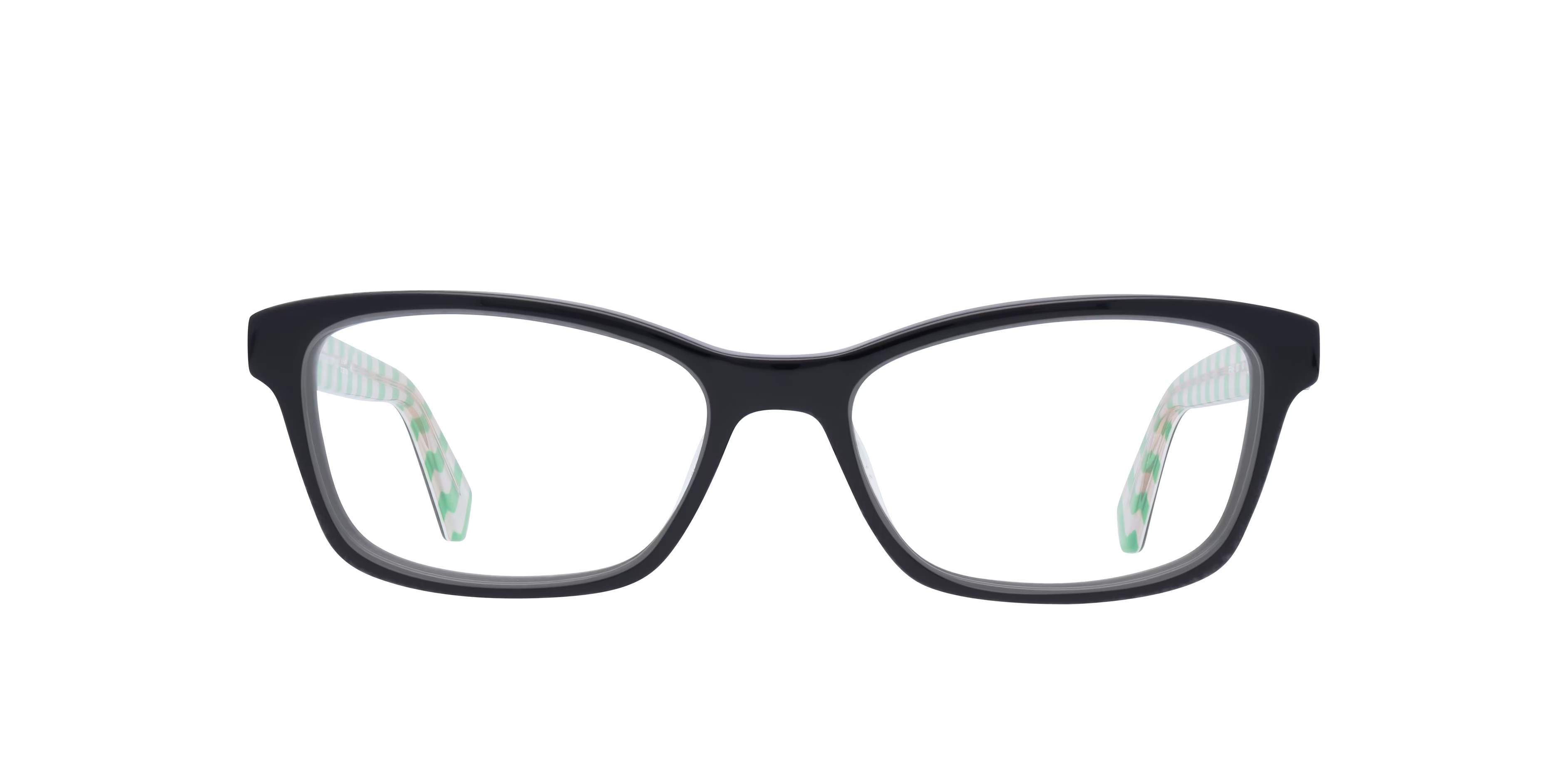 Renne - Rectangle Black Frame Glasses For Women