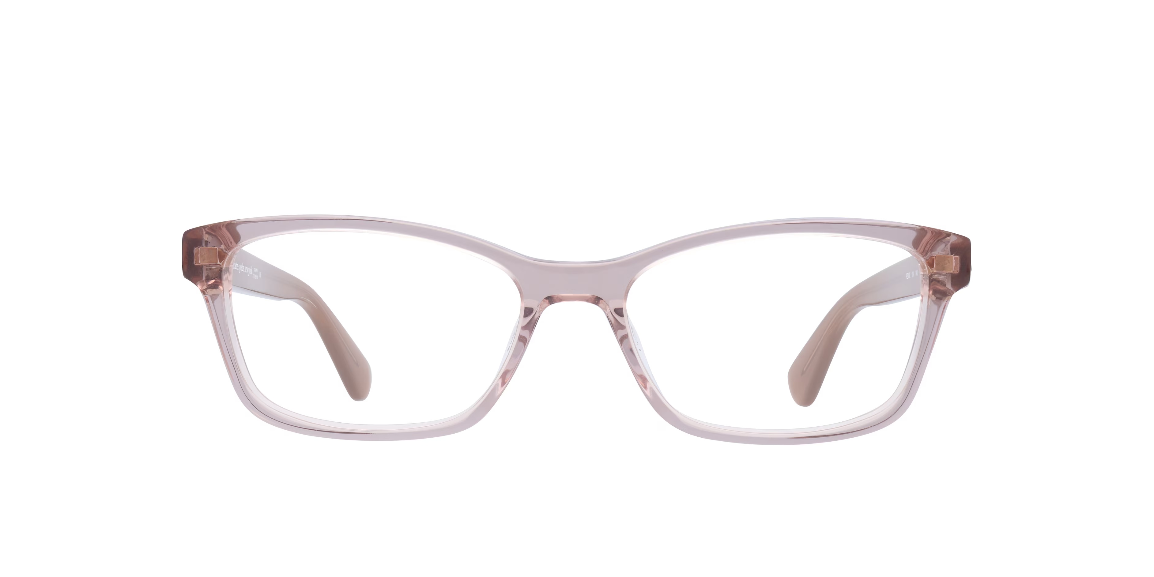 Renne - Rectangle Brown Light Frame Glasses For Women 1 Renne - Rectangle Brown Light Frame Glasses For Women