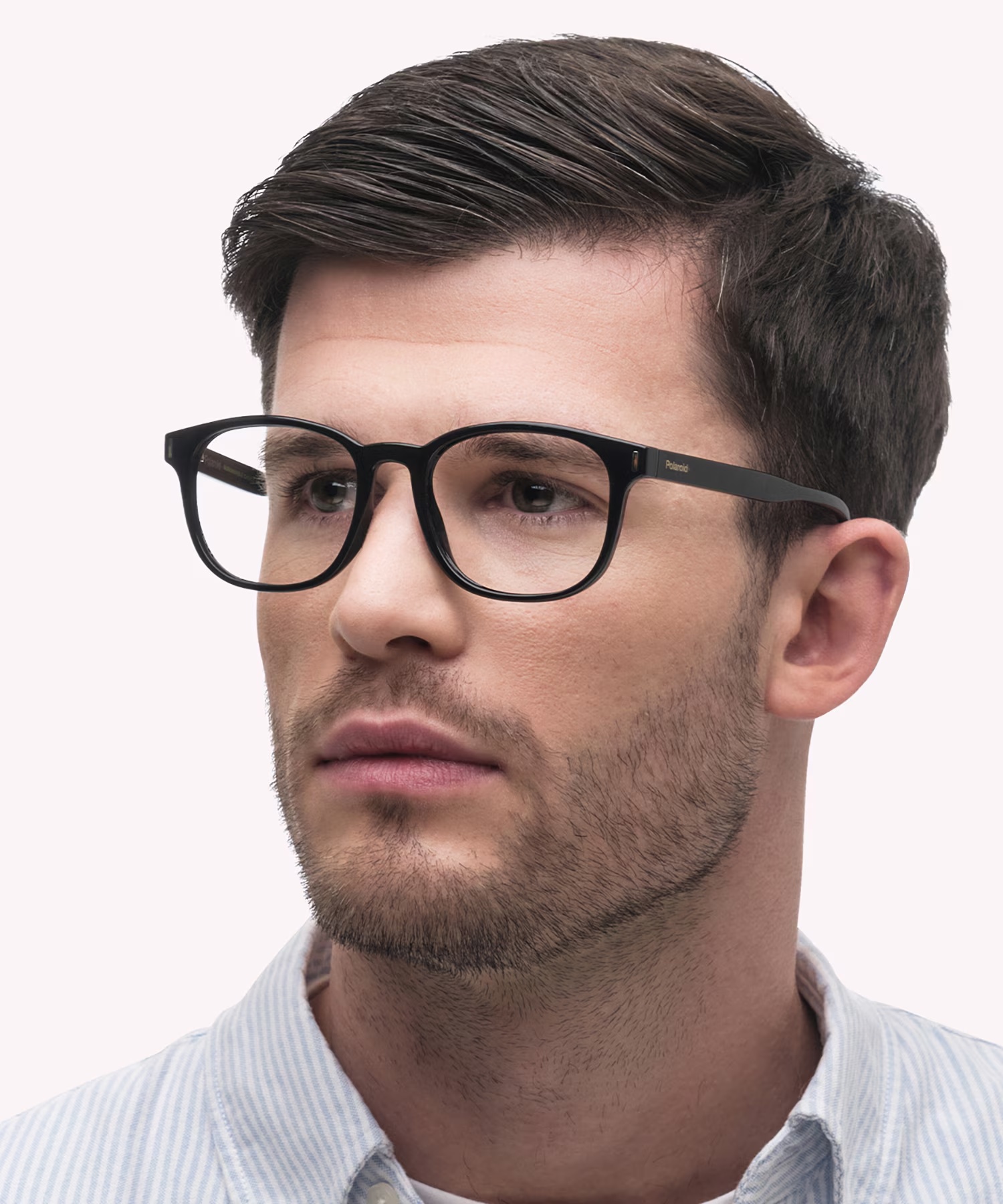 PLD D453 Square Black Glasses for Men 5 PLD D453 Square Black Glasses for Men