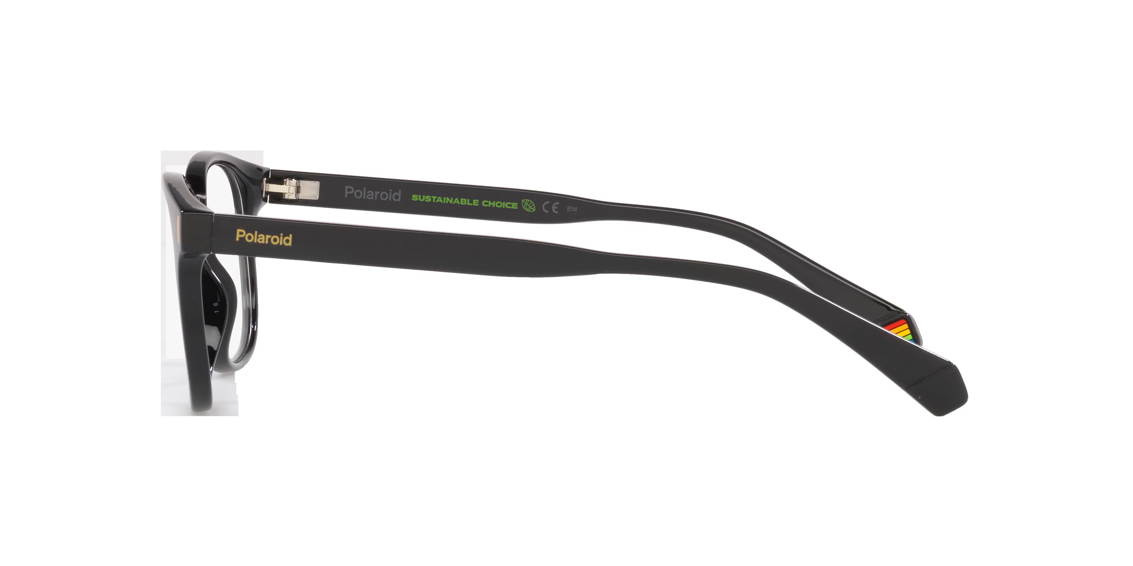 PLD D453 Square Black Glasses for Men 7 PLD D453 Square Black Glasses for Men