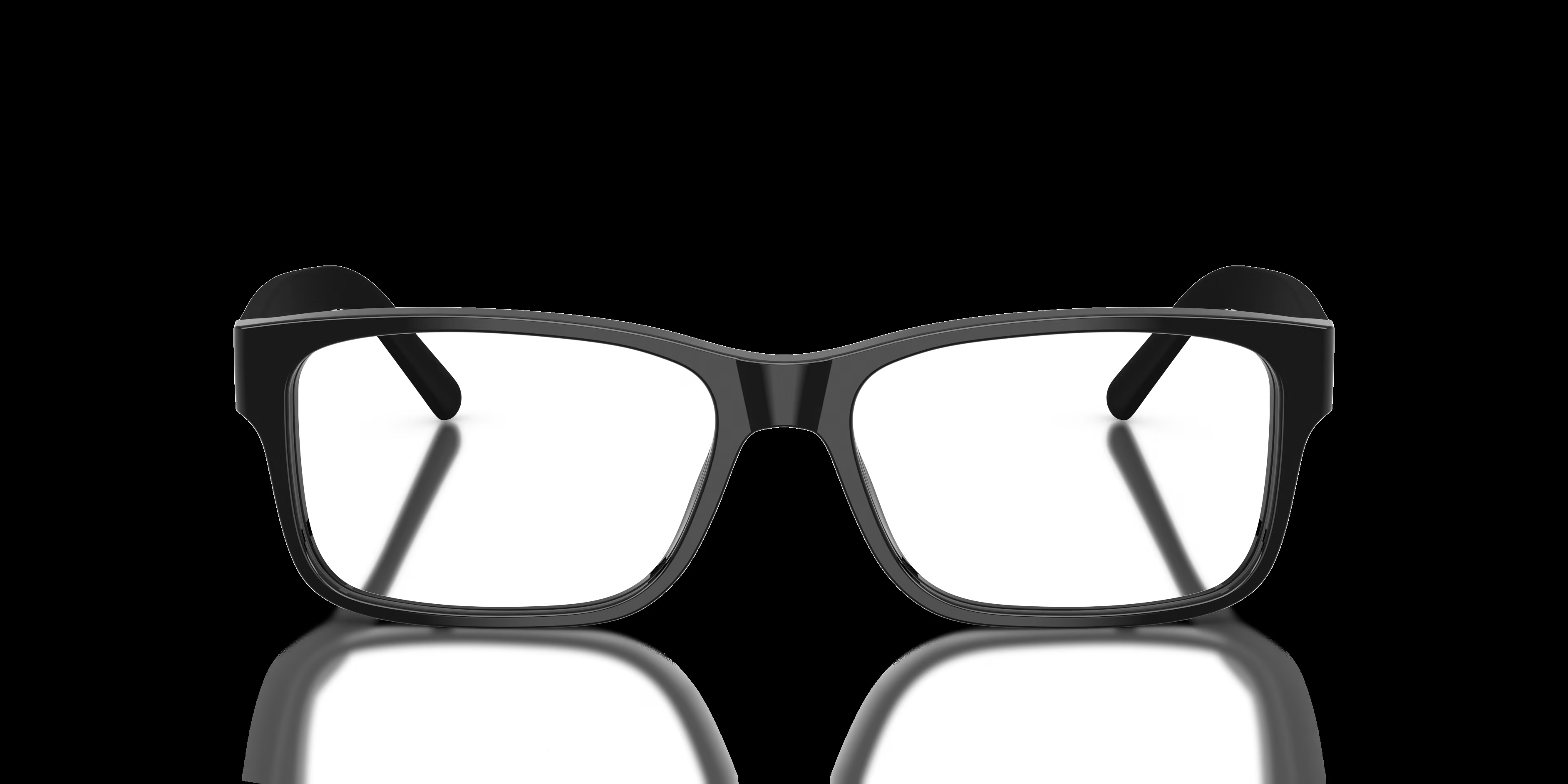 PH2117 - Rectangle Black Frame Glasses For Men