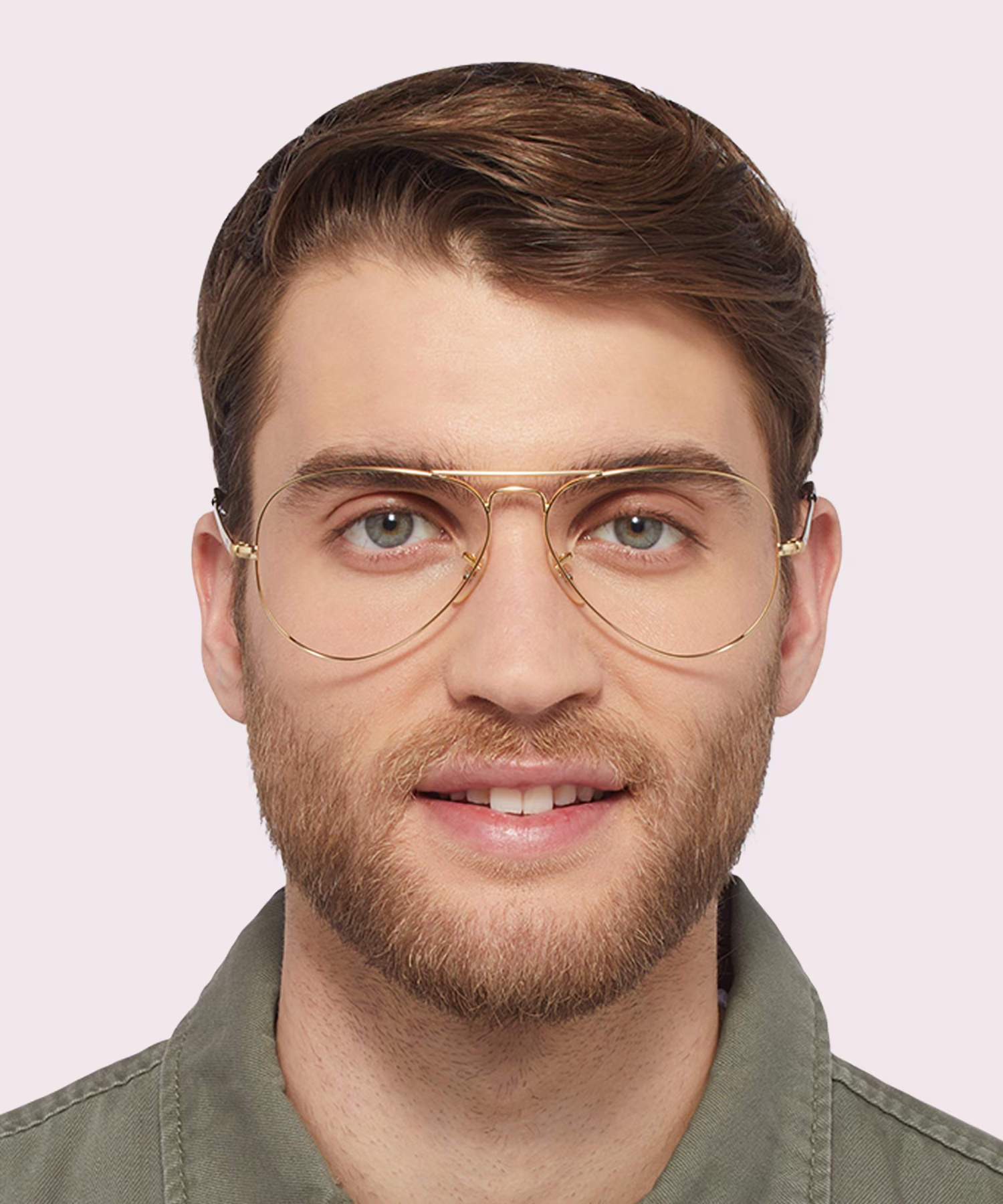 RB6489 - Pilot Arista Gold Frame Eyeglasses 4 RB6489 - Pilot Arista Gold Frame Eyeglasses