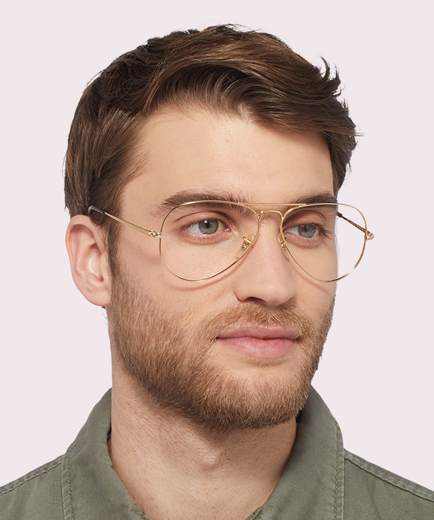 RB6489 - Pilot Arista Gold Frame Eyeglasses 5 RB6489 - Pilot Arista Gold Frame Eyeglasses