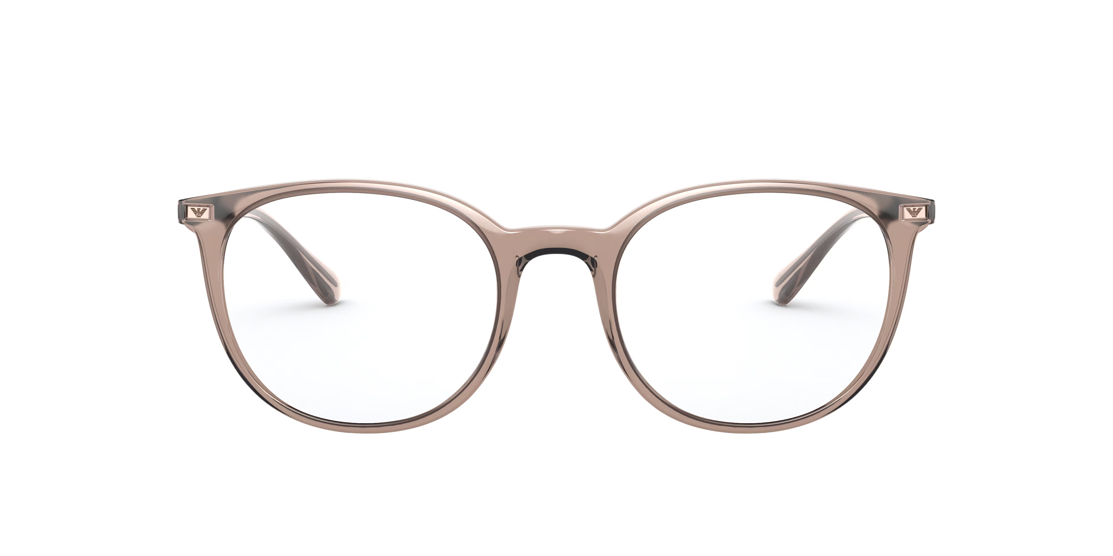 EA3168 - Phantos Shiny Transparent Tundra Frame Glasses For Women