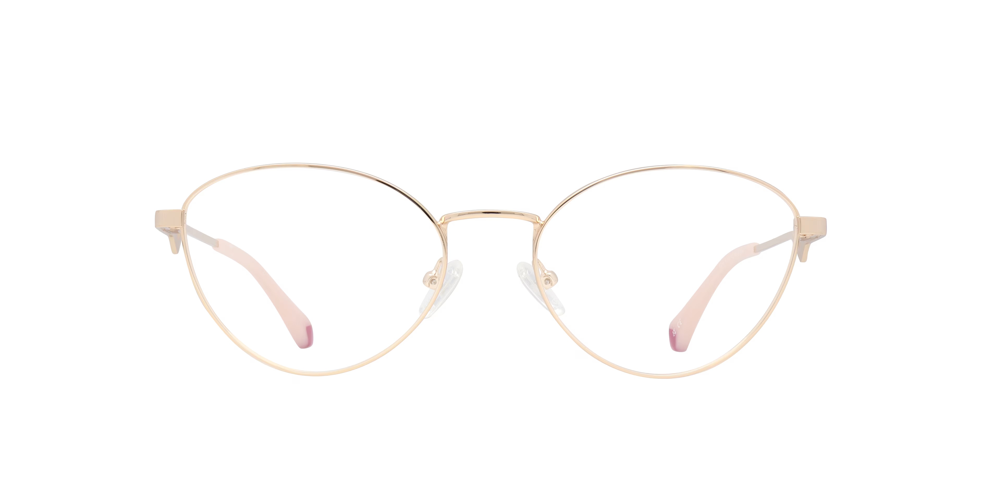 Gina Oval Gold Glasses for Women