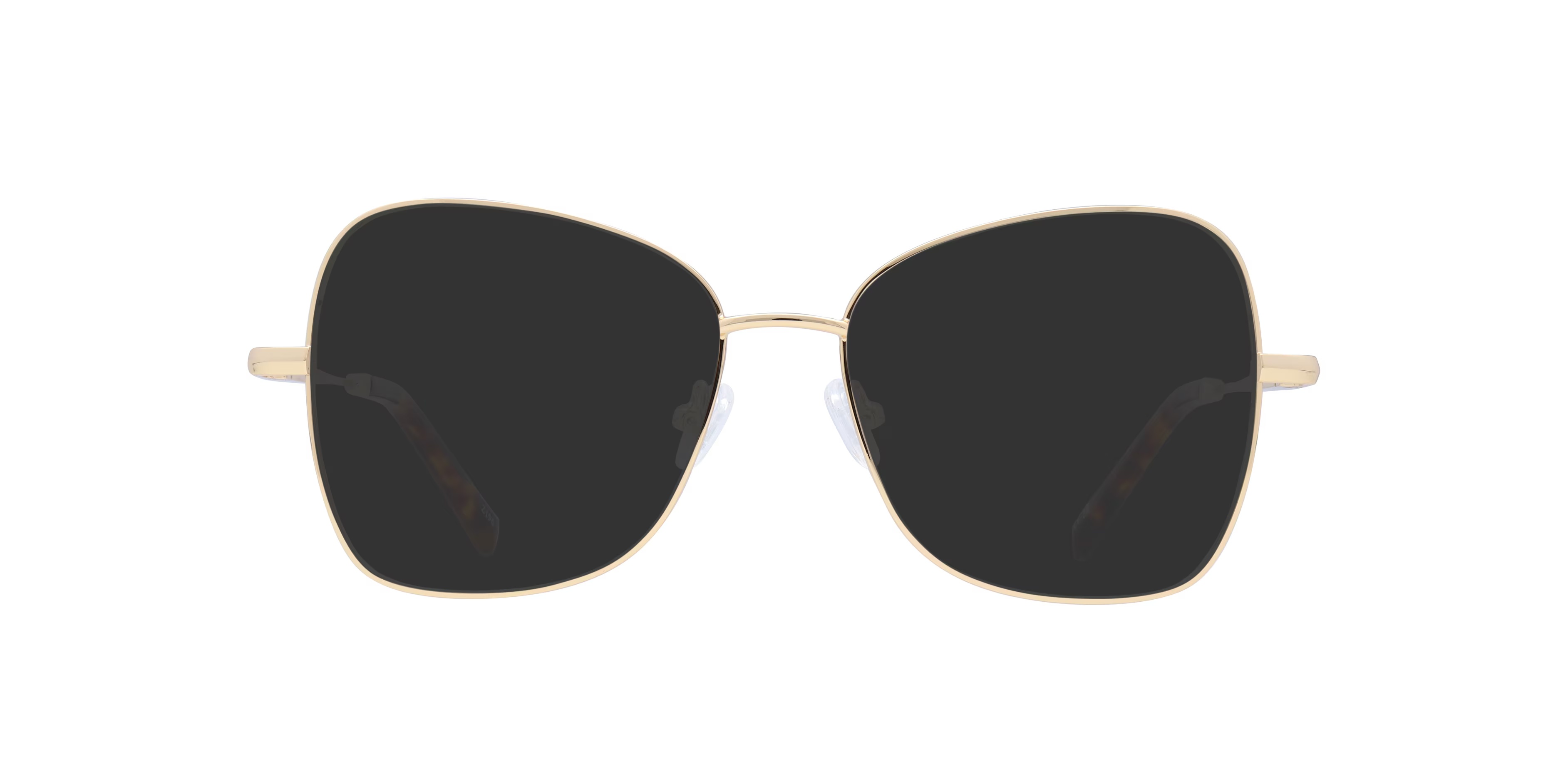 Geri Cat Eye Shiny Gold Glasses for Women 7 Geri Cat Eye Shiny Gold Glasses for Women