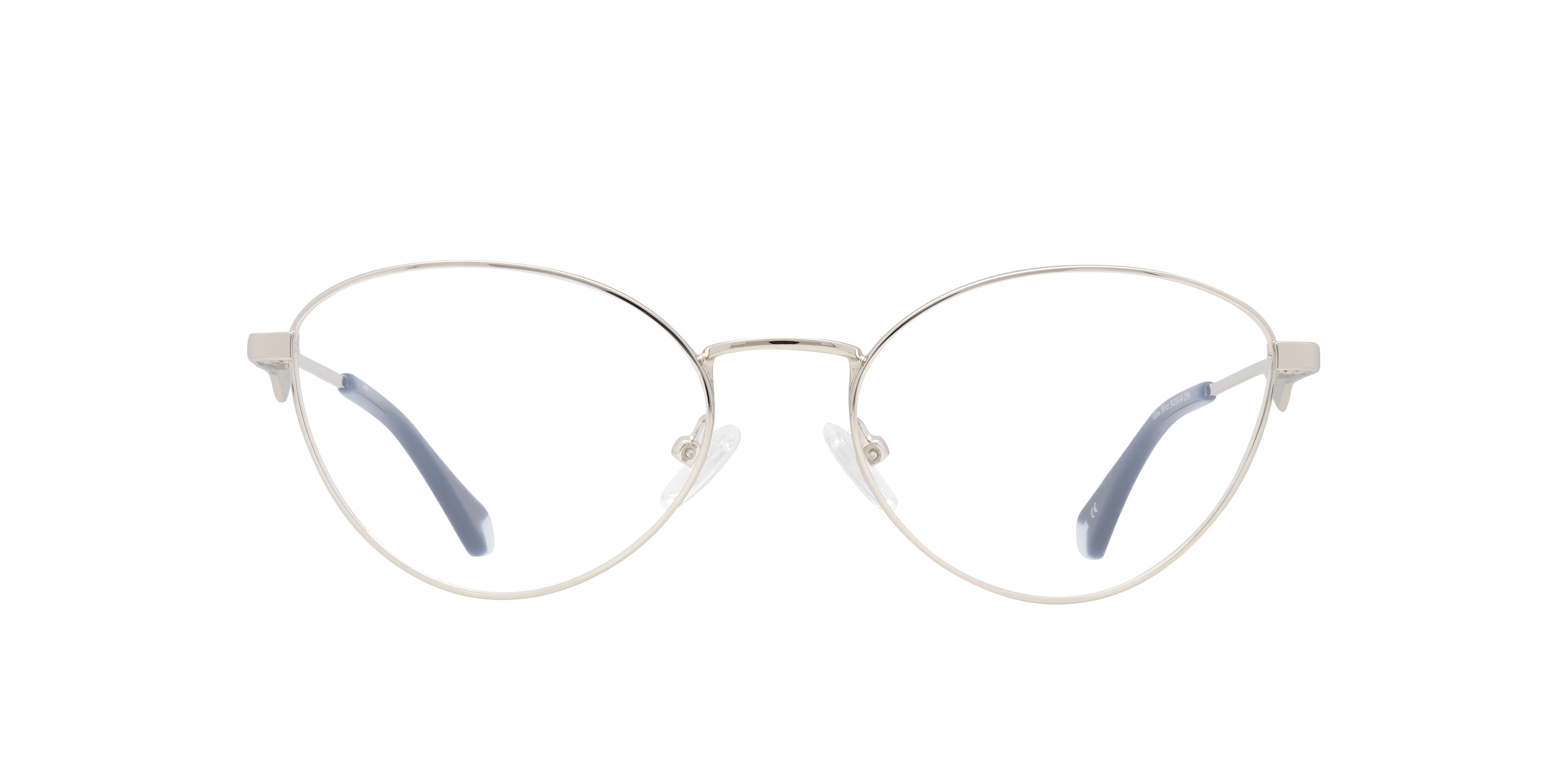 Gina Oval Silver Glasses for Women
