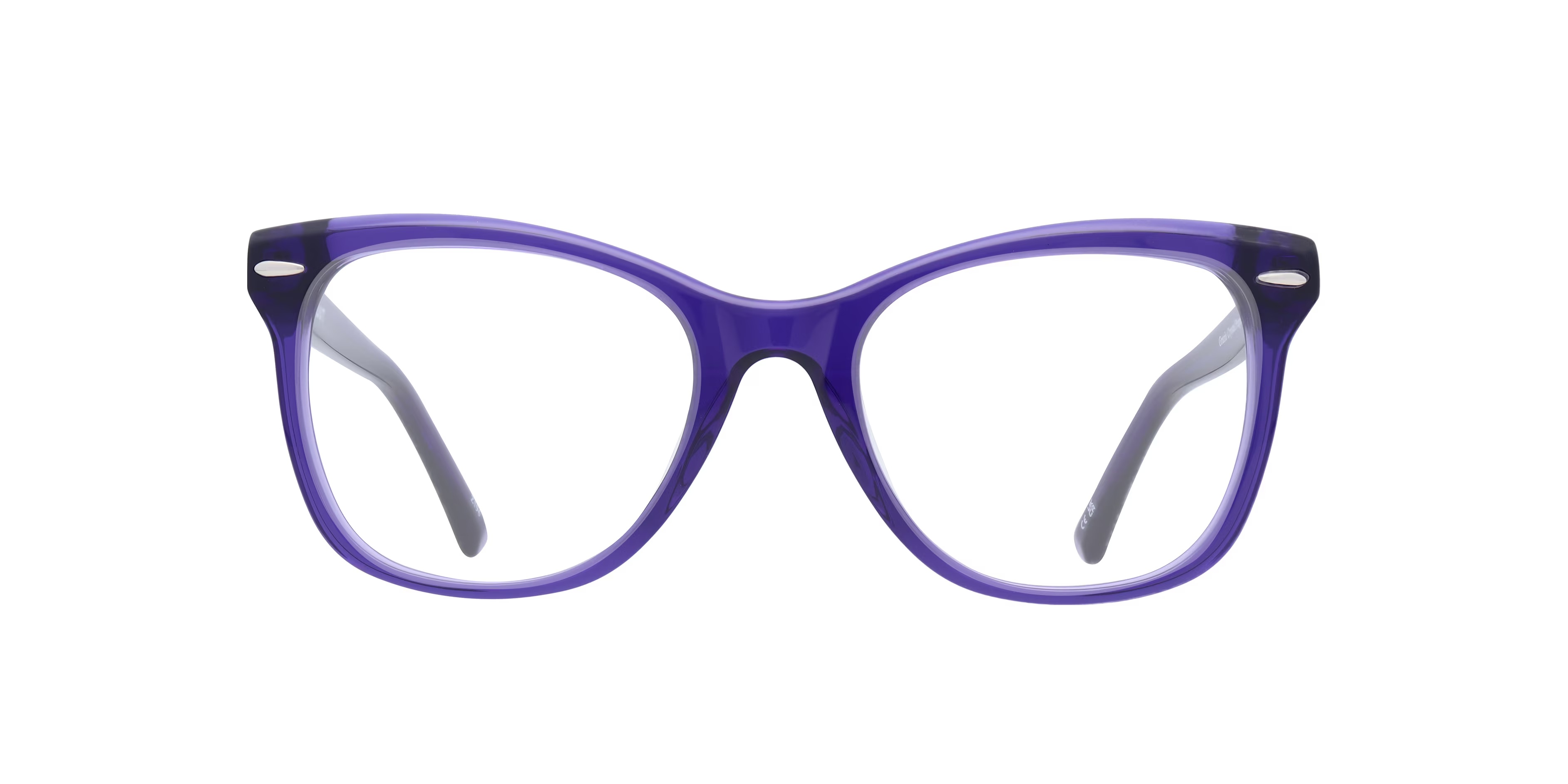 Grazia Cat Eye Crystal Purple Glasses for Women 1 Grazia Cat Eye Crystal Purple Glasses for Women