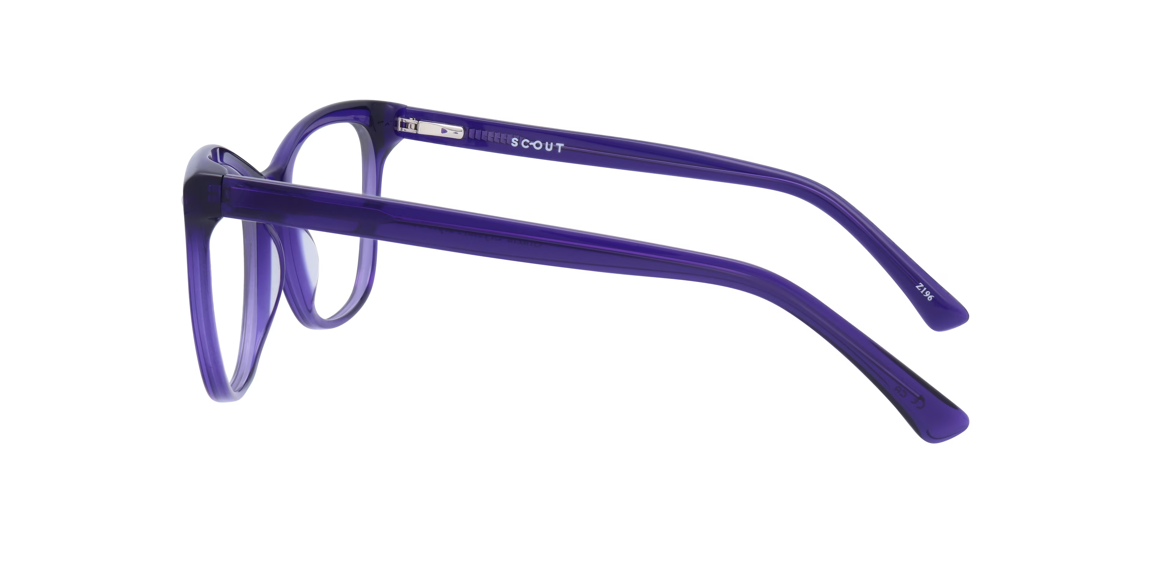 Grazia Cat Eye Crystal Purple Glasses for Women 5 Grazia Cat Eye Crystal Purple Glasses for Women