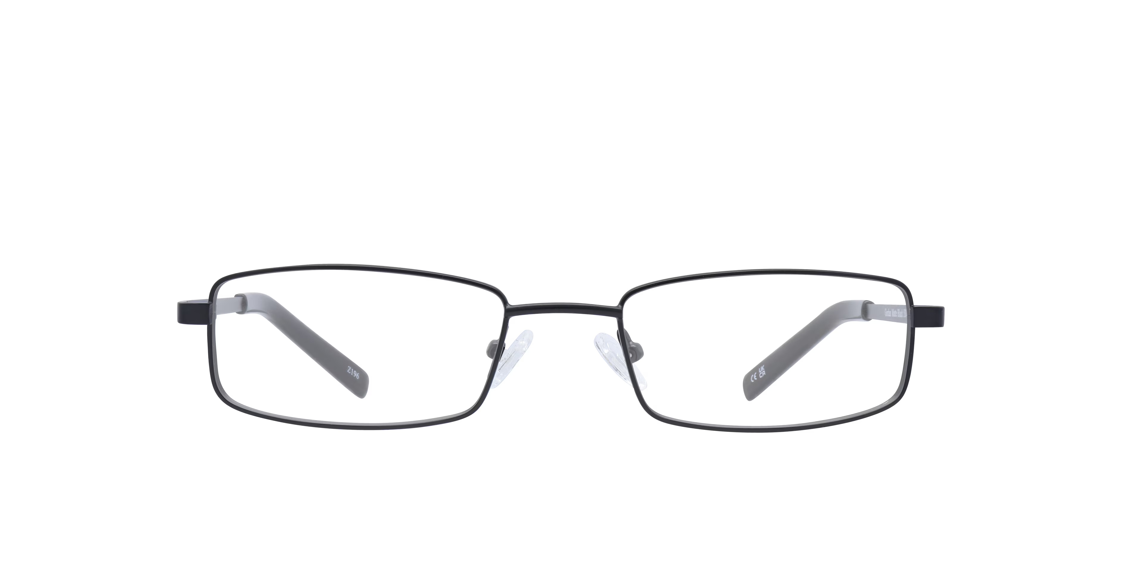 Gordan Rectangle Matte Black Glasses for Men 1 Gordan Rectangle Matte Black Glasses for Men