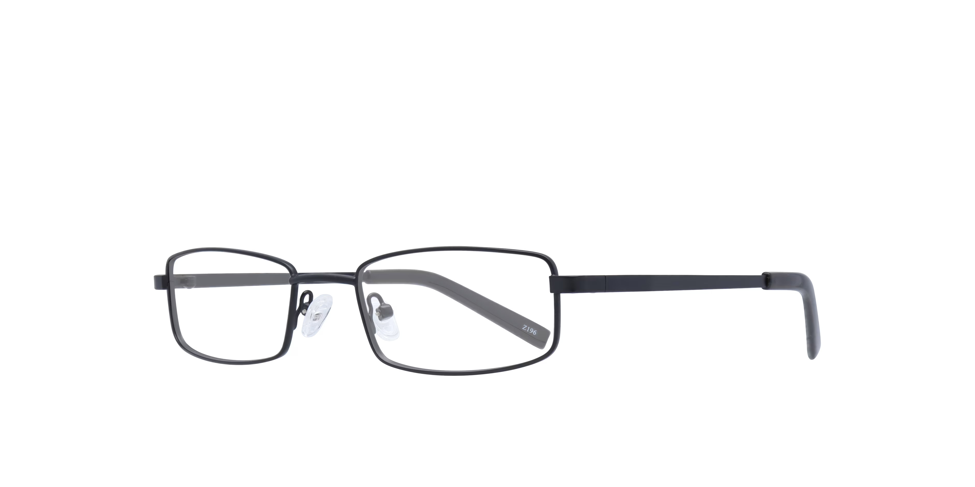 Gordan Rectangle Matte Black Glasses for Men 4 Gordan Rectangle Matte Black Glasses for Men