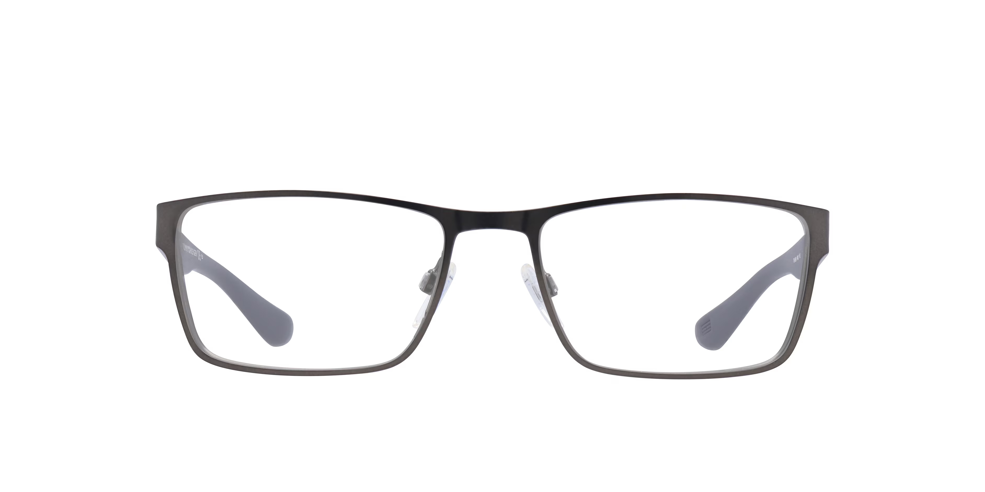 TH 1543 - Rectangle Blue Grey Frame Glasses For Men