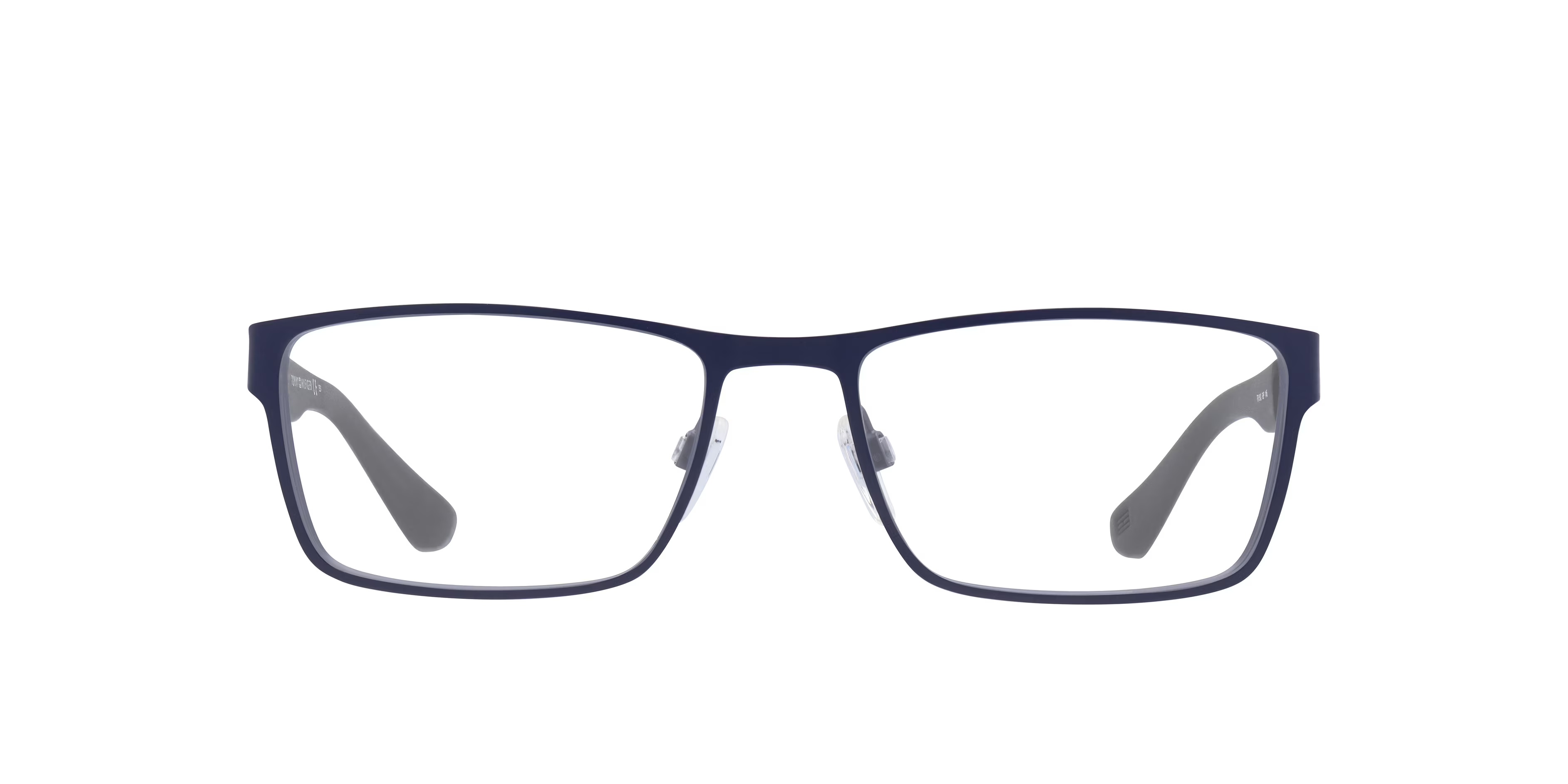 TH 1543 - Rectangle Blue Frame Glasses For Men