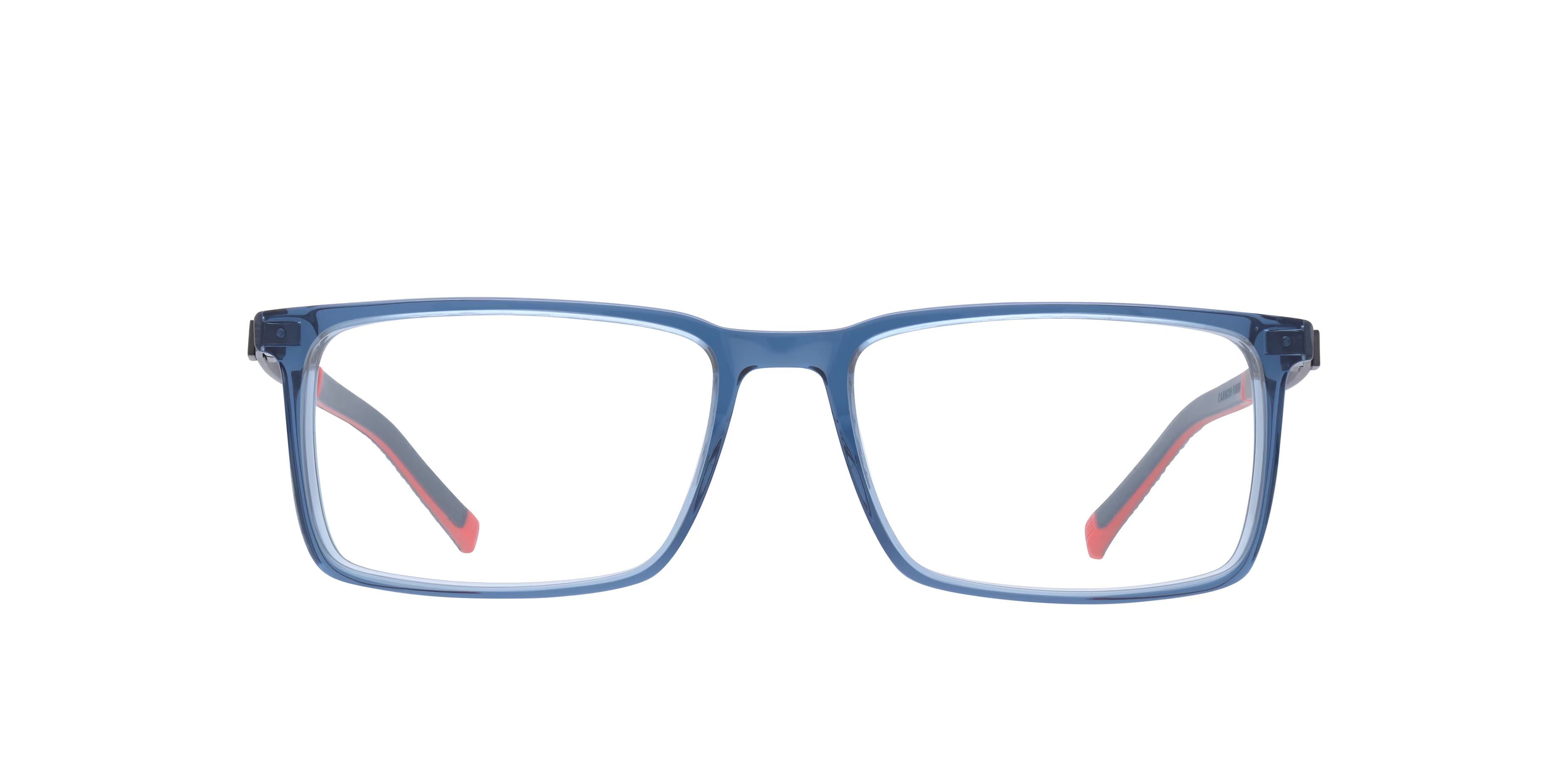 TH 1947 - Rectangle Blue Frame Glasses For Men