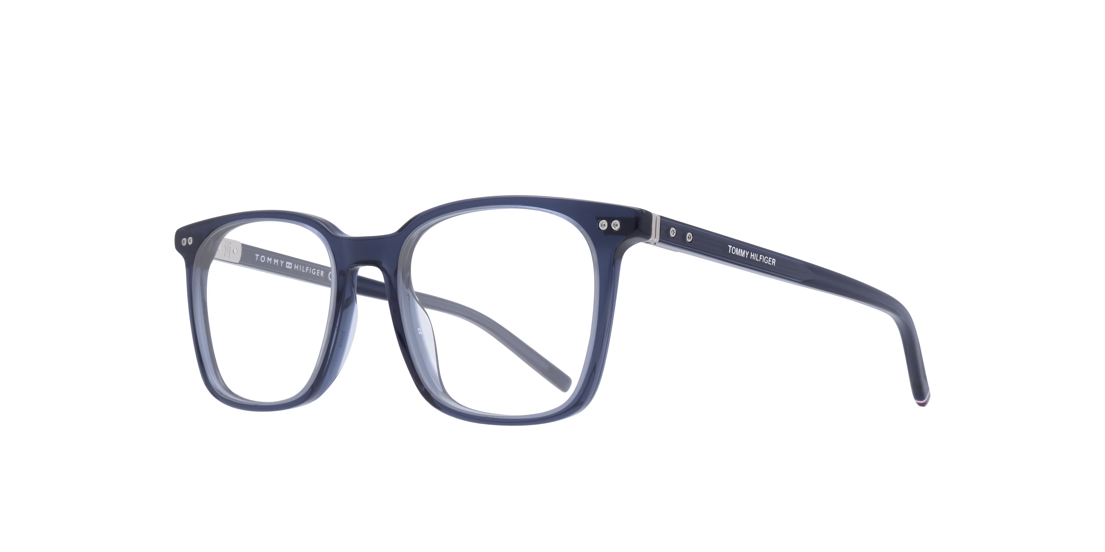 TH 1942 - Rectangle Blue Frame Glasses For Men 4 TH 1942 - Rectangle Blue Frame Glasses For Men