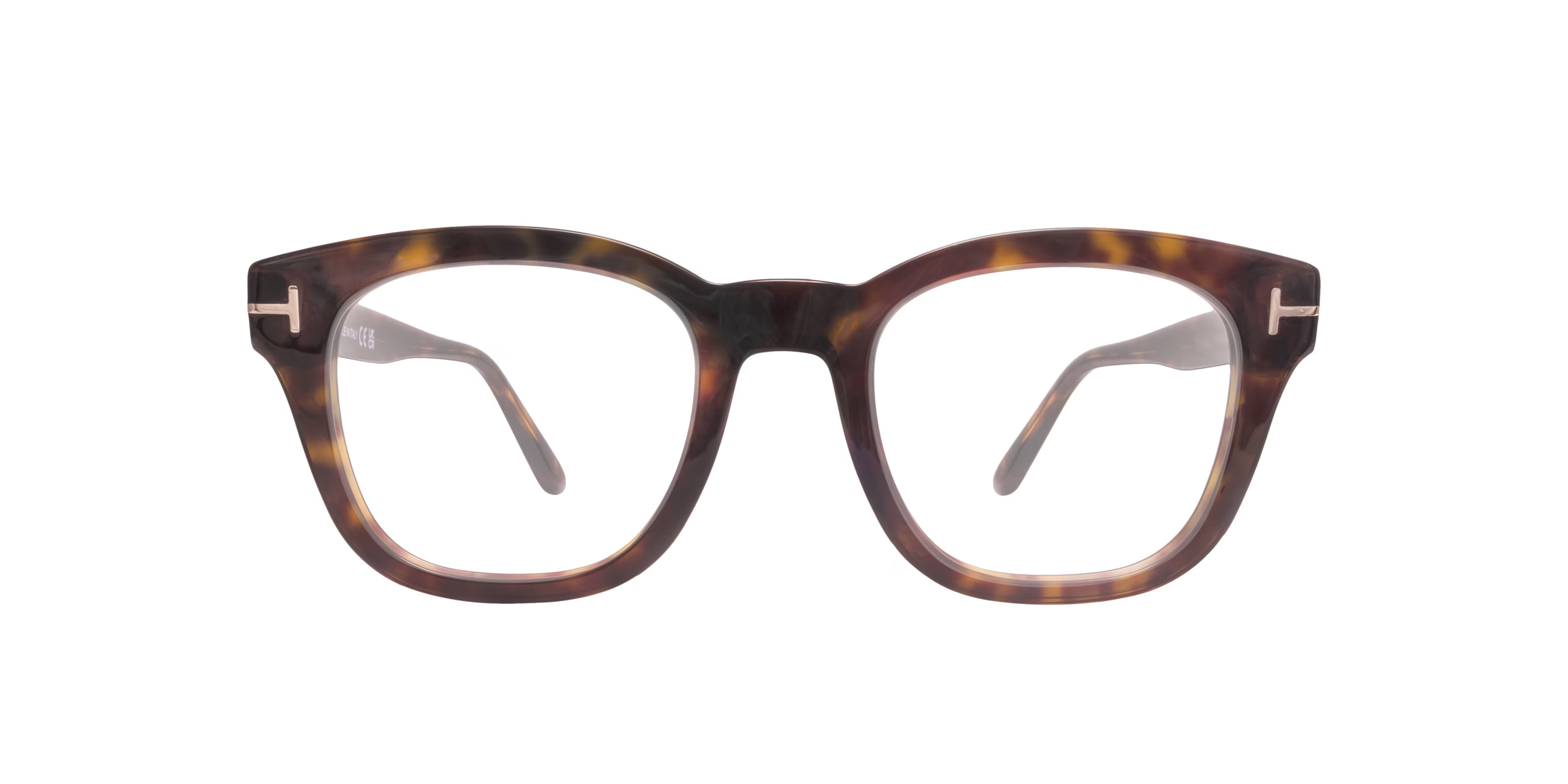 FT5542-B - Irregular Tortoise Frame Glasses For Men