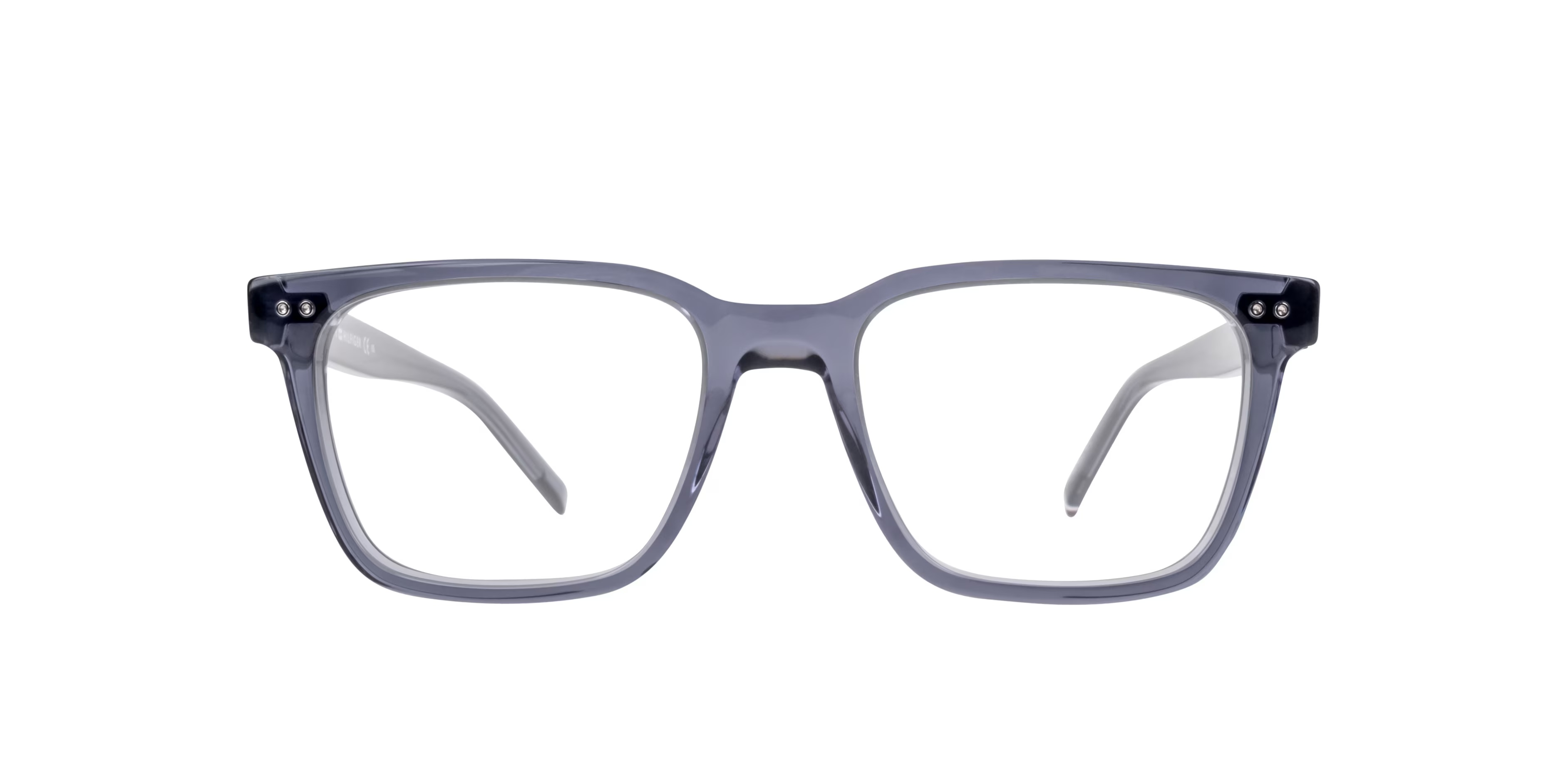 TH1982 - Rectangle Blue Frame Glasses For Men