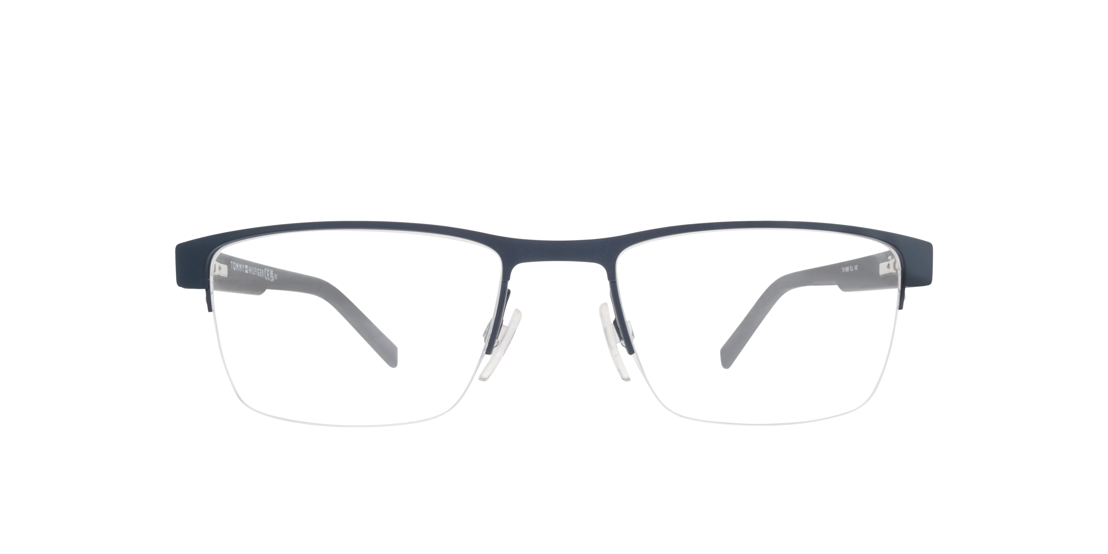 TH 1996 - Rectangle Blue Frame Glasses For Men