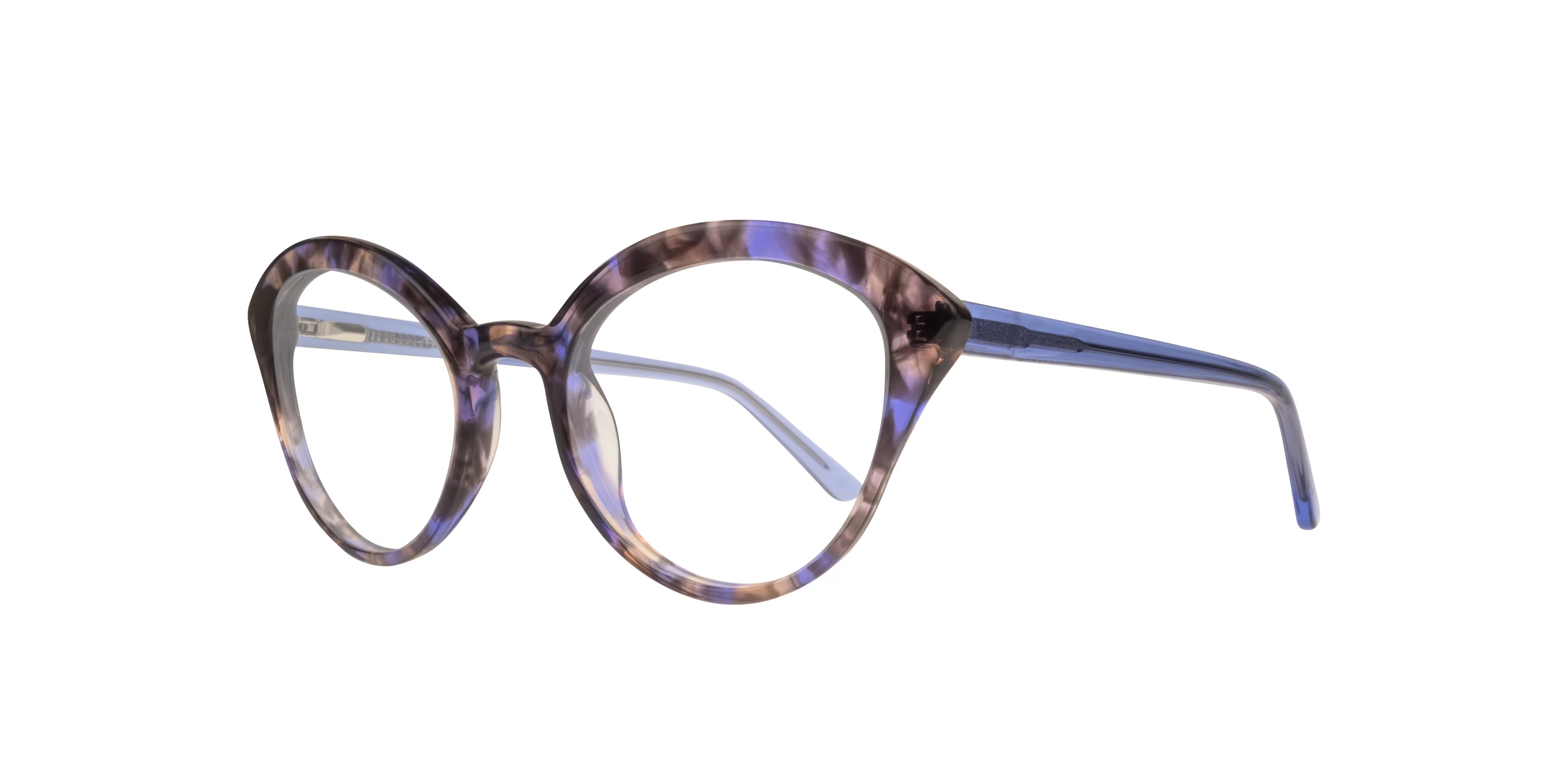 Harley Cat Eye Purple Havana Glasses for Women 4 Harley Cat Eye Purple Havana Glasses for Women