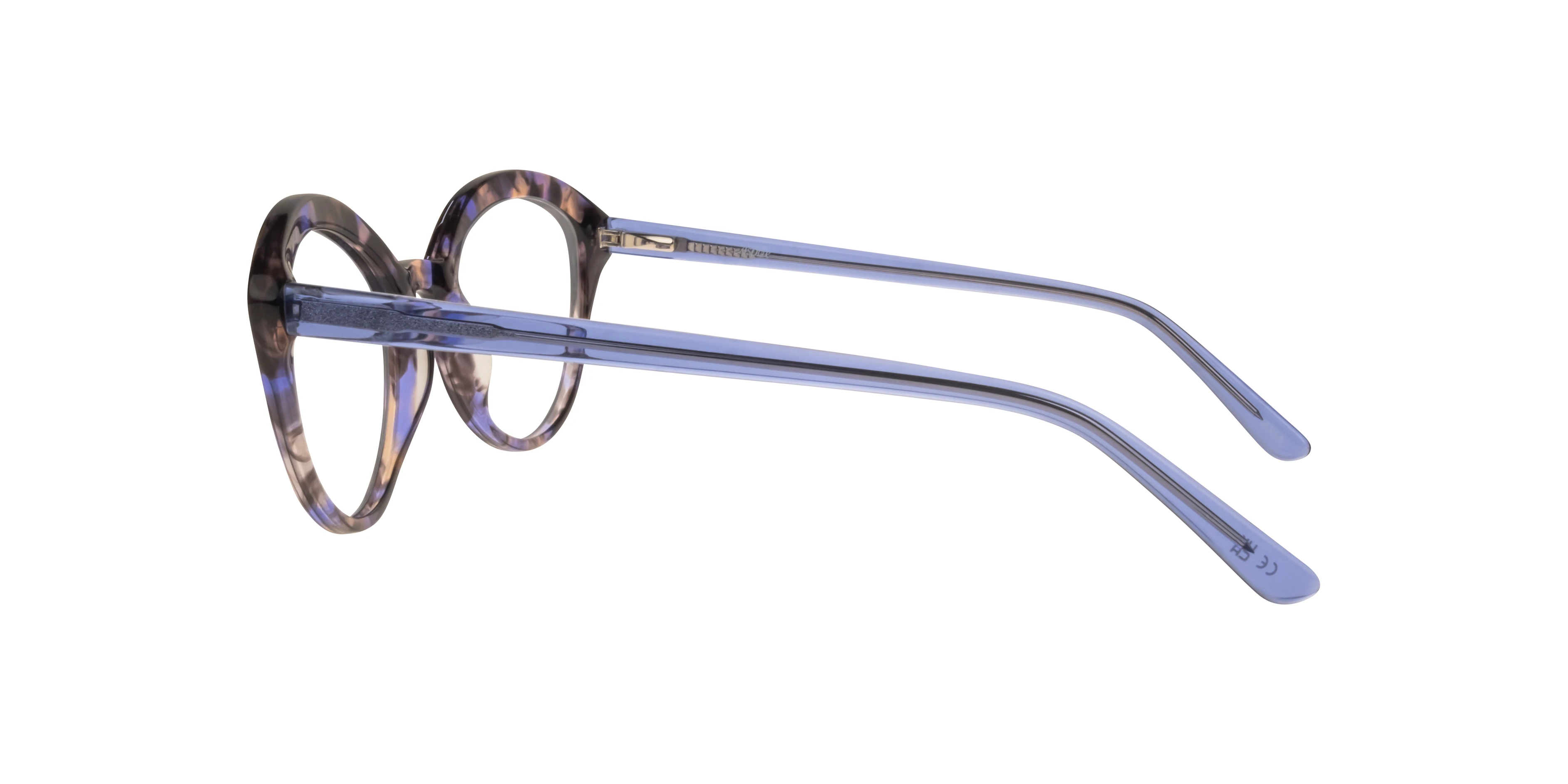 Harley Cat Eye Purple Havana Glasses for Women 5 Harley Cat Eye Purple Havana Glasses for Women