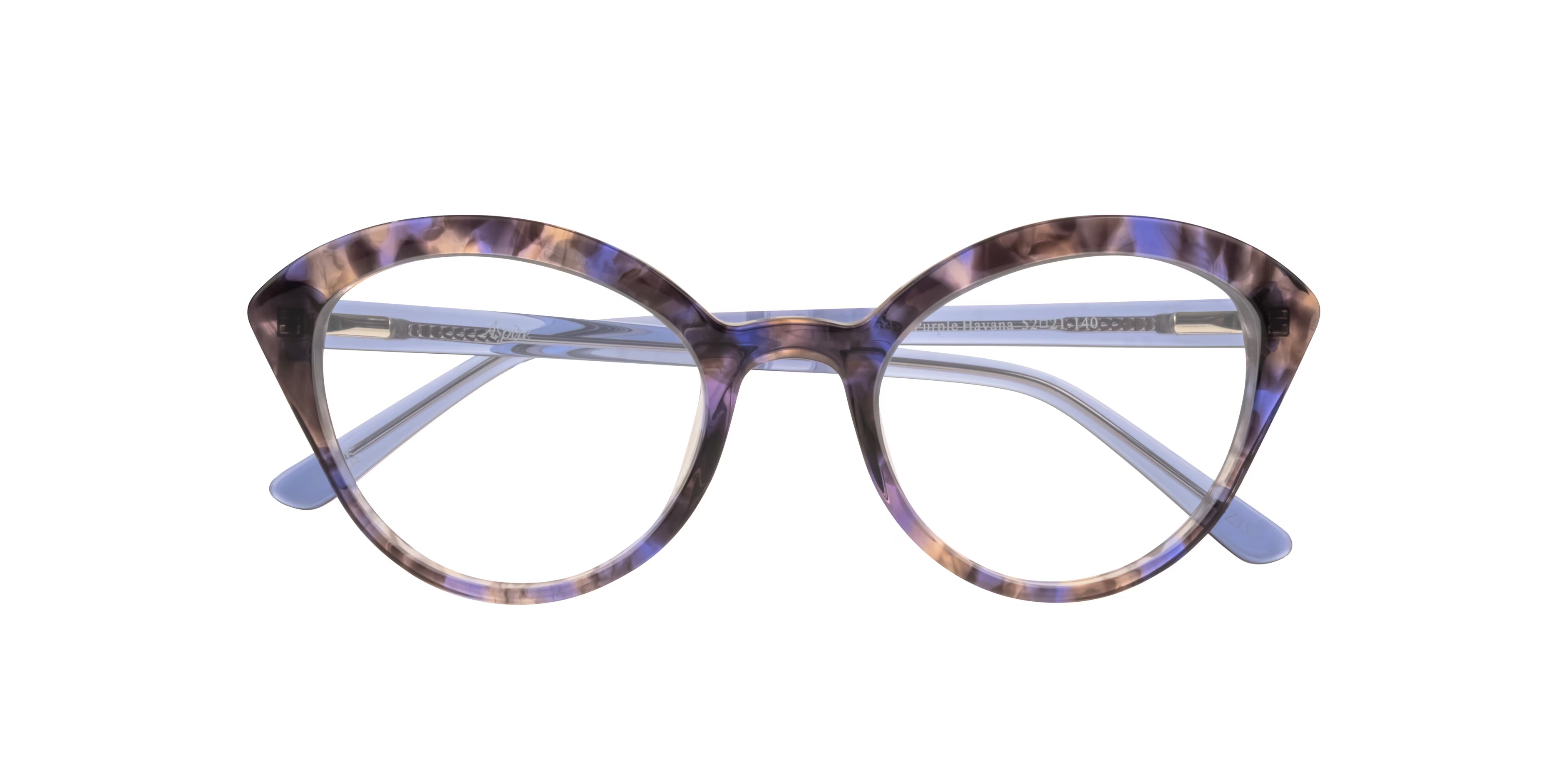 Harley Cat Eye Purple Havana Glasses for Women 6 Harley Cat Eye Purple Havana Glasses for Women