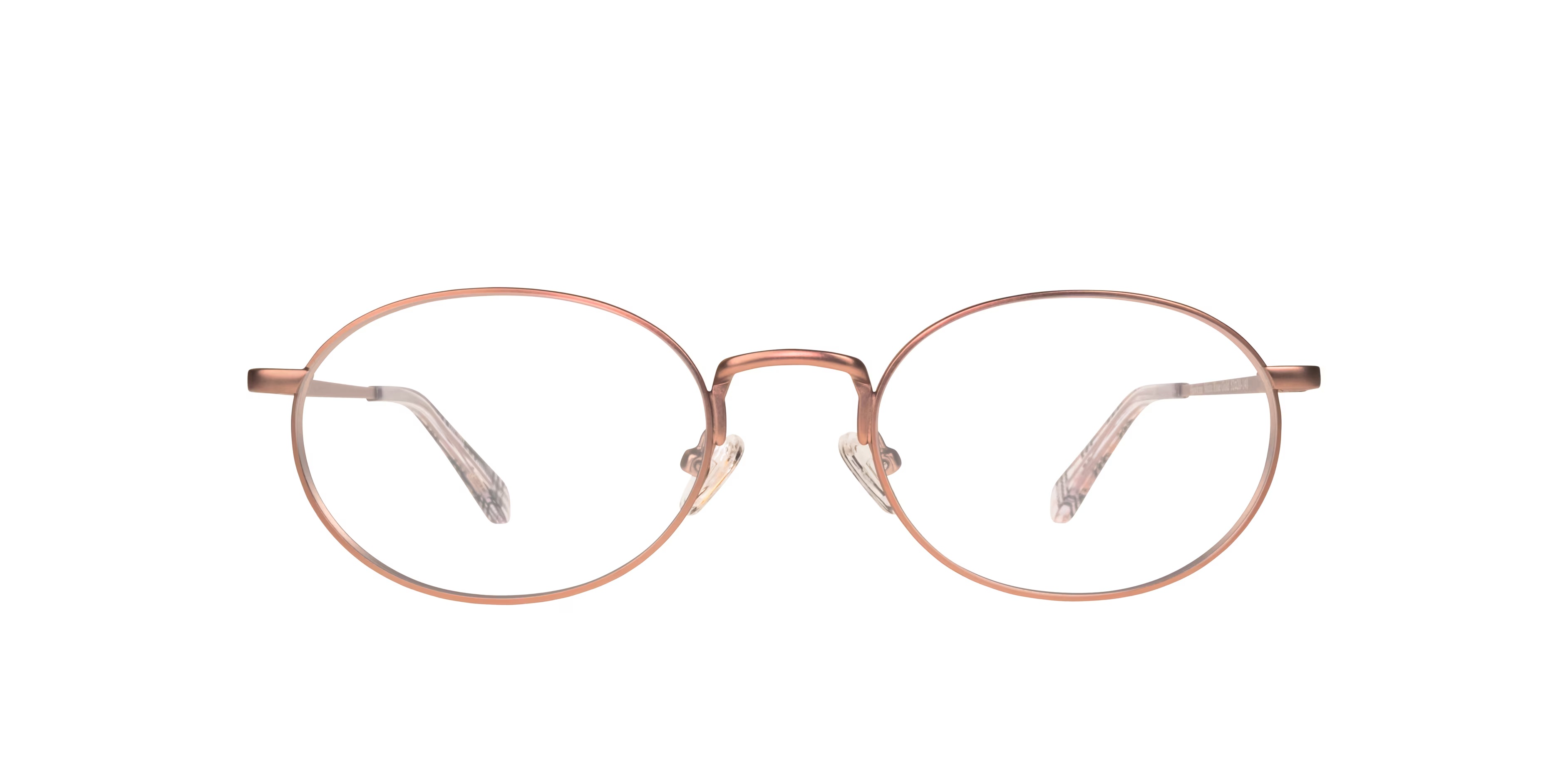 Hawkins Oval Matte Rose Gold Full Rim Eyeglasses