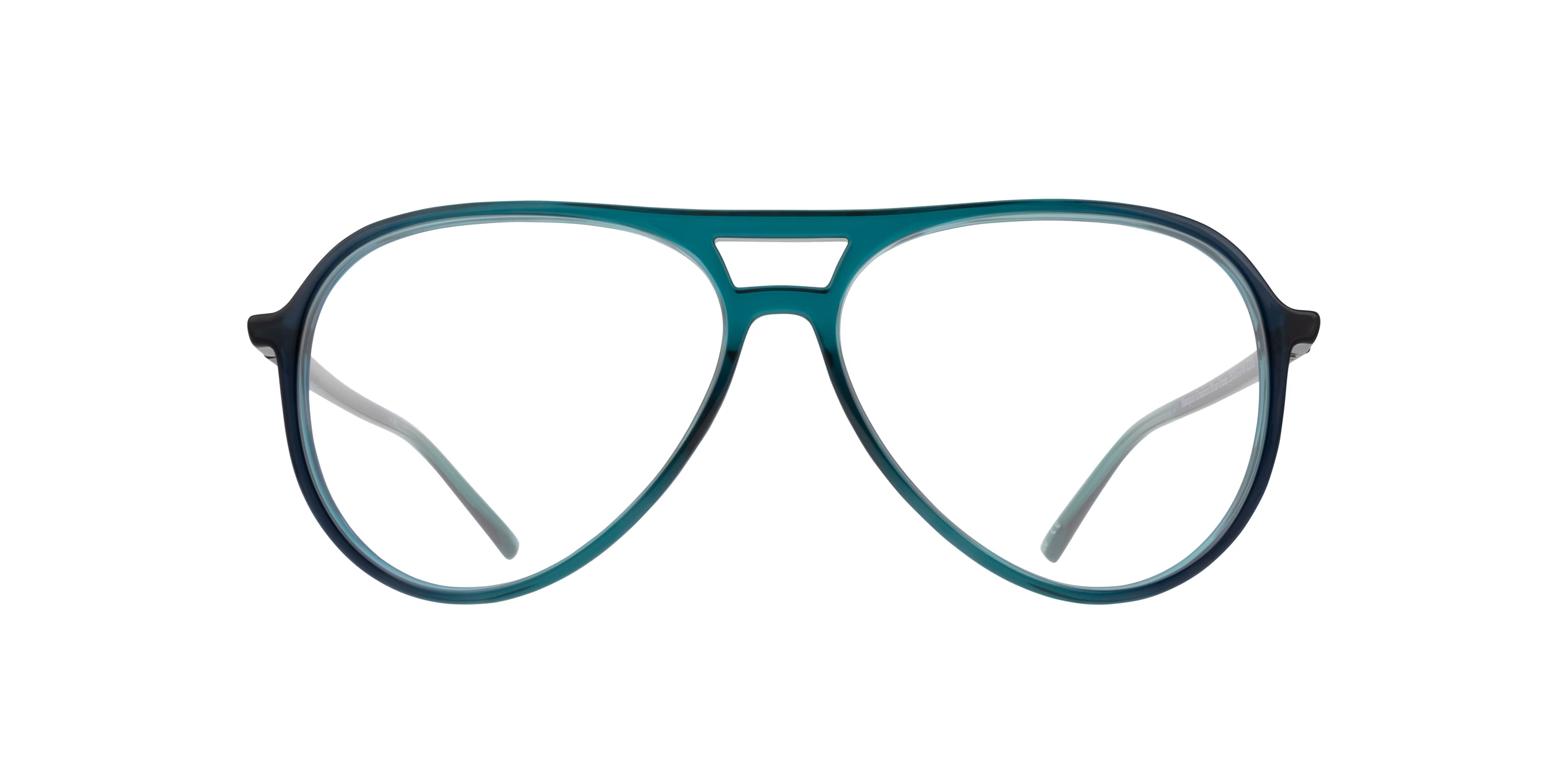 Harquin Pilot Gradient Blue & Green Full Rim Eyeglasses
